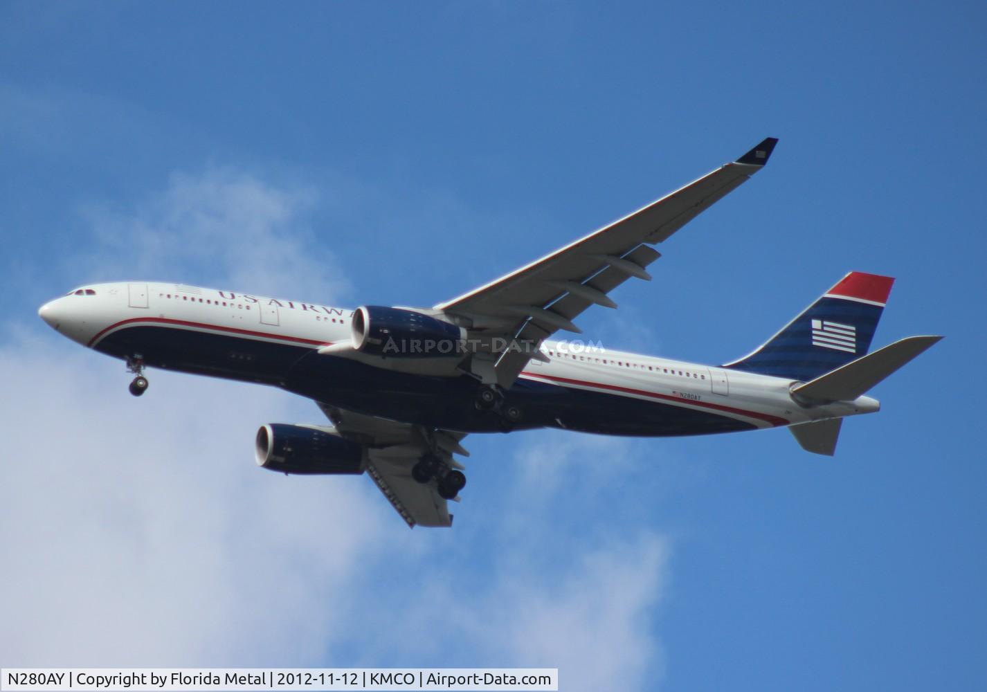 N280AY, 2009 Airbus A330-243 C/N 1022, MCO spotting