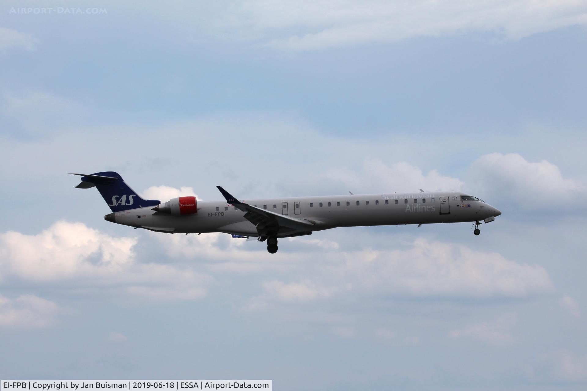 EI-FPB, 2016 Bombardier CRJ-900LR (CL-600-2D24) C/N 15399, SAS