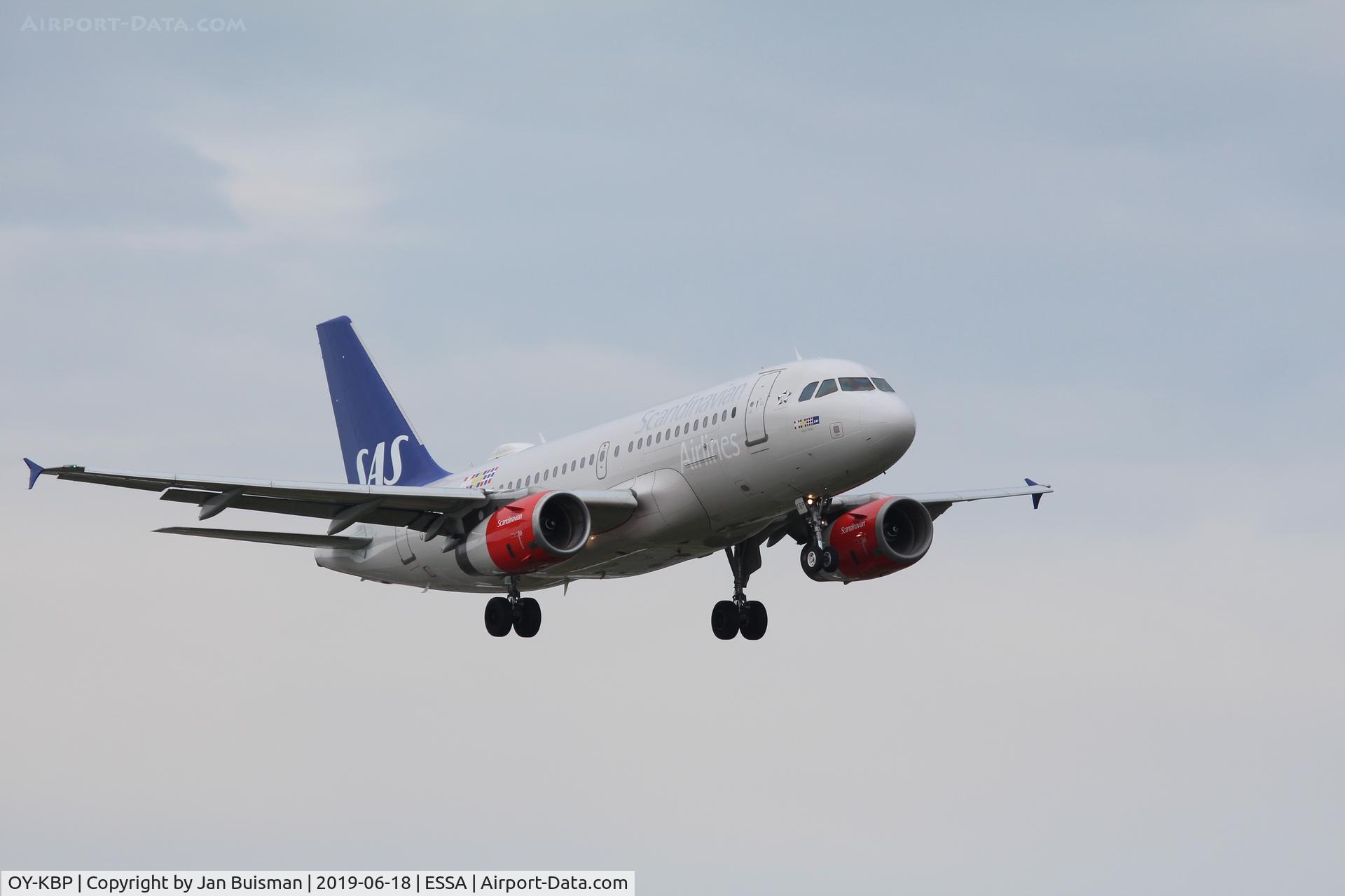 OY-KBP, 2006 Airbus A319-132 C/N 2888, SAS