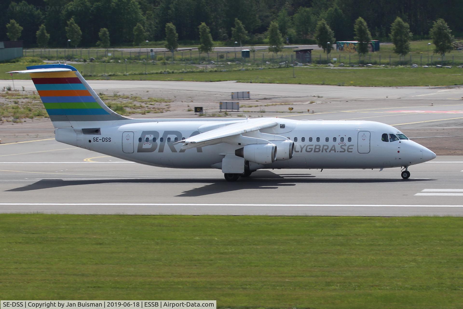SE-DSS, 1994 British Aerospace Avro 146-RJ100 C/N E3245, Braathens Regional