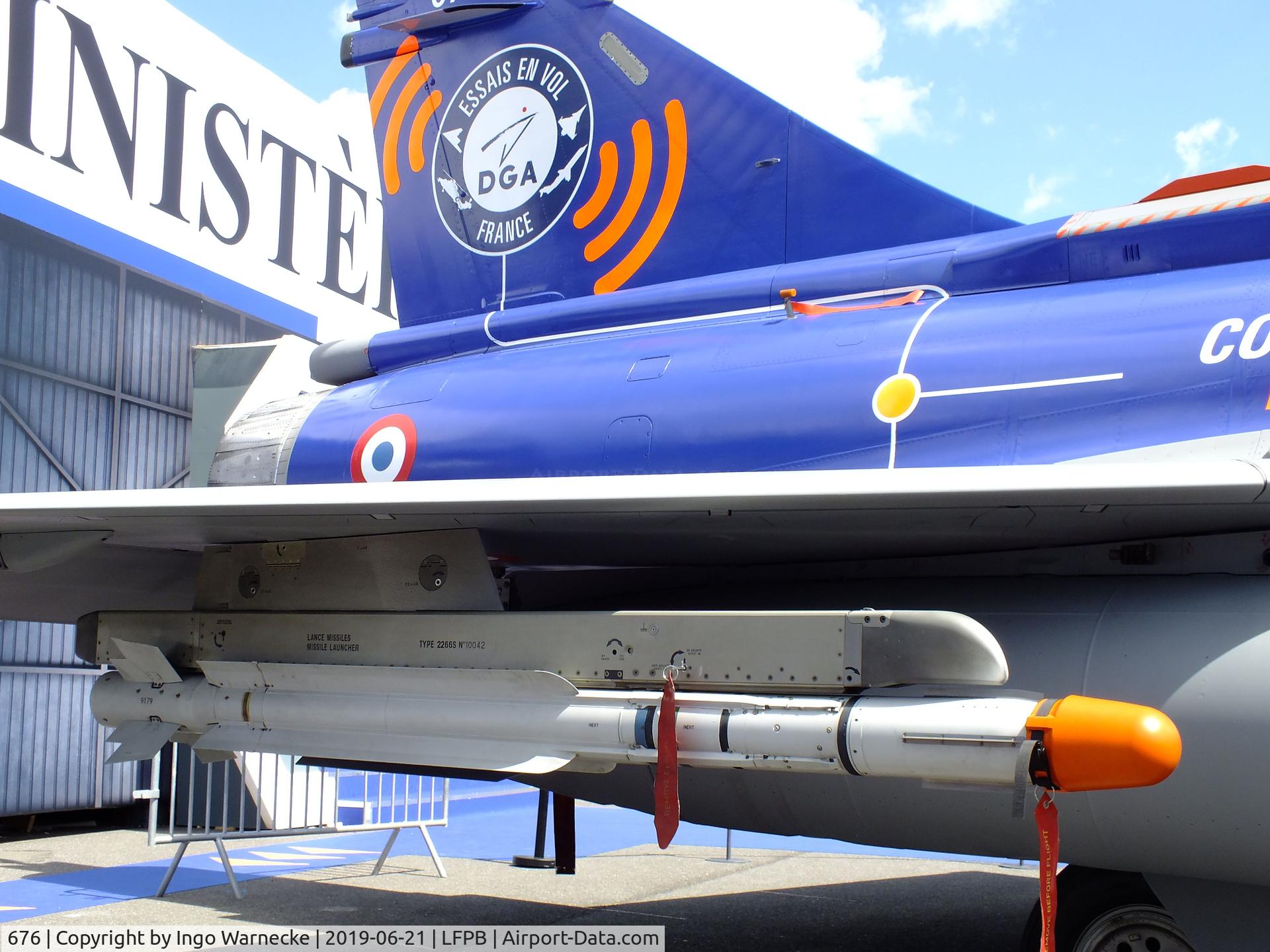 676, Dassault Mirage 2000D C/N 550, Dassault Mirage 2000D of the DGA / Armee de l'Air at the Aerosalon 2019, Paris