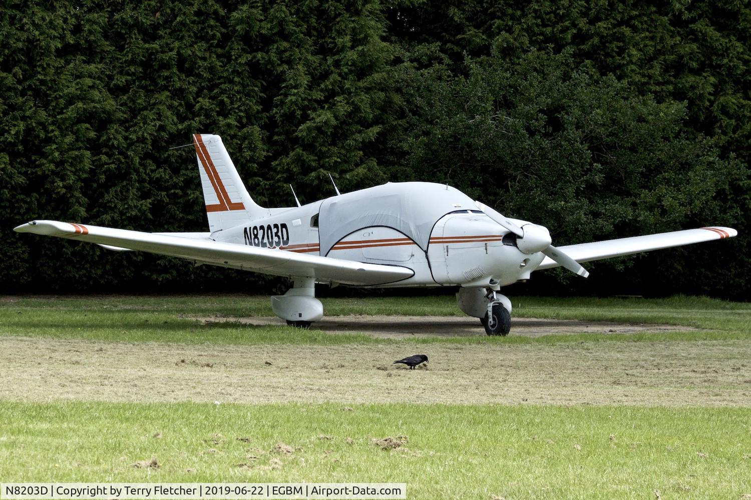 N8203D, 1982 Piper PA-28-181 C/N 28-8290120, At Tatenhill Airfield in the UK