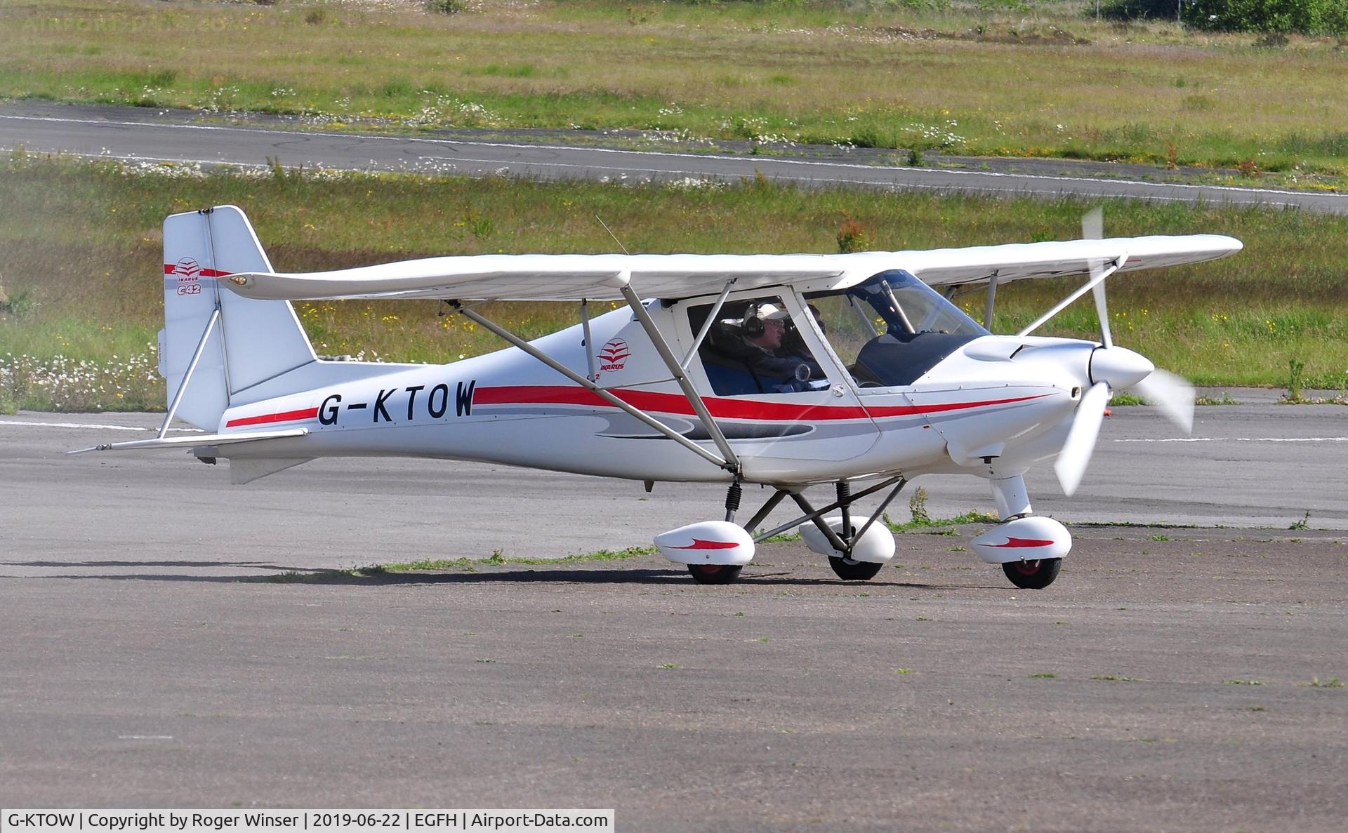 G-KTOW, 2013 Comco Ikarus C42 FB100 Bravo C/N 1311-7287, Visiting C.42.
