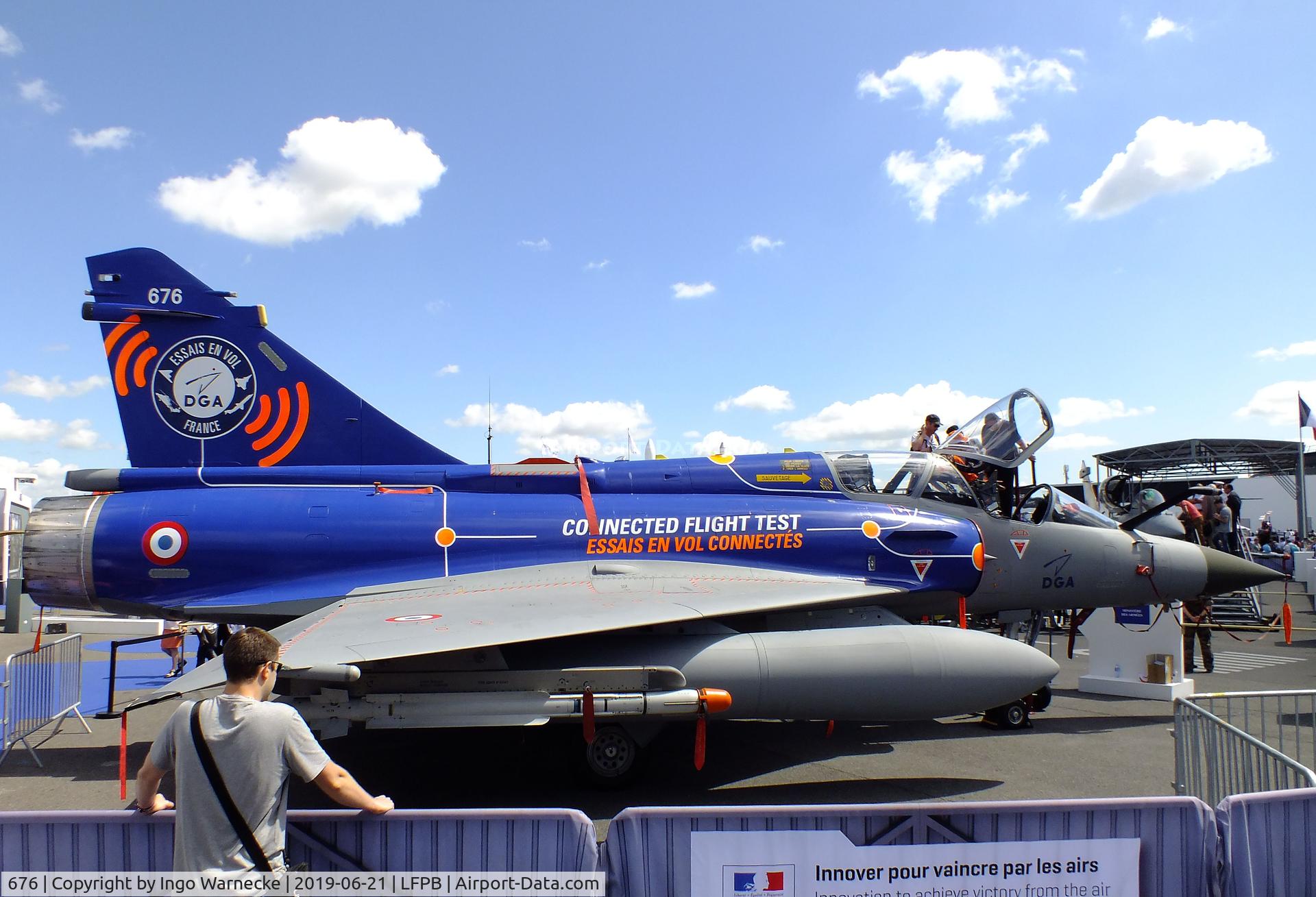 676, Dassault Mirage 2000D C/N 550, Dassault Mirage 2000D of the DGA / Armee de l'Air at the Aerosalon 2019, Paris