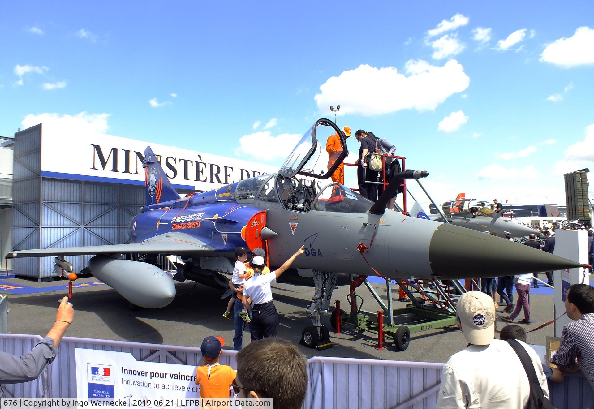 676, Dassault Mirage 2000D C/N 550, Dassault Mirage 2000D of the DGA / Armee de l'Air at the Aerosalon 2019, Paris