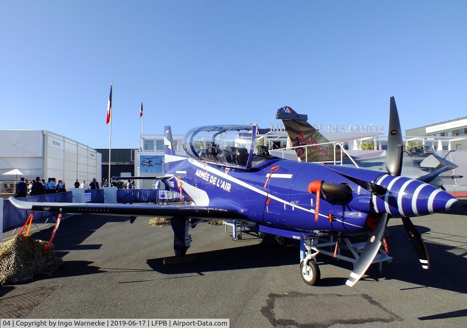 04, 2018 Pilatus PC-21 C/N 296, Pilatus PC-21 of the Armee de l'Air at the Aerosalon 2019, Paris