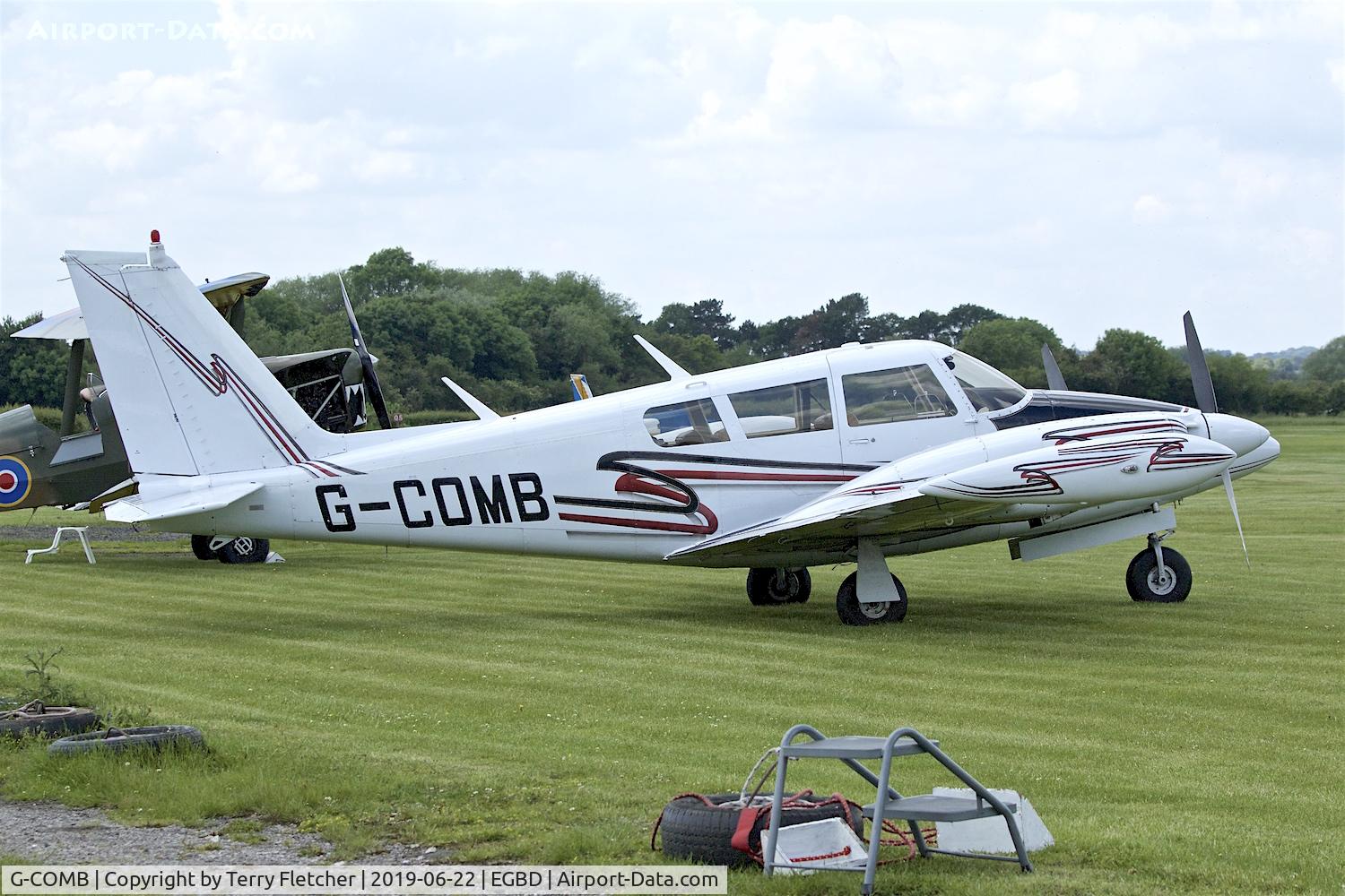 G-COMB, 1966 Piper PA-30-160 Twin Comanche Twin Comanche C/N 30-1362, At Derby Eggington Airfield