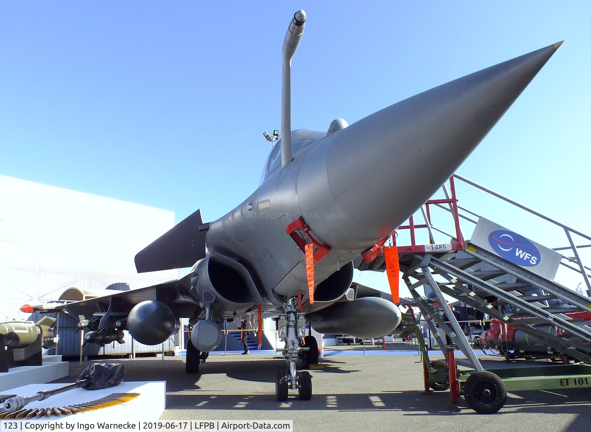 123, 2010 Dassault Rafale C C/N 123, Dassault Rafale C of the Armee de l'Air at the Aerosalon 2019, Paris