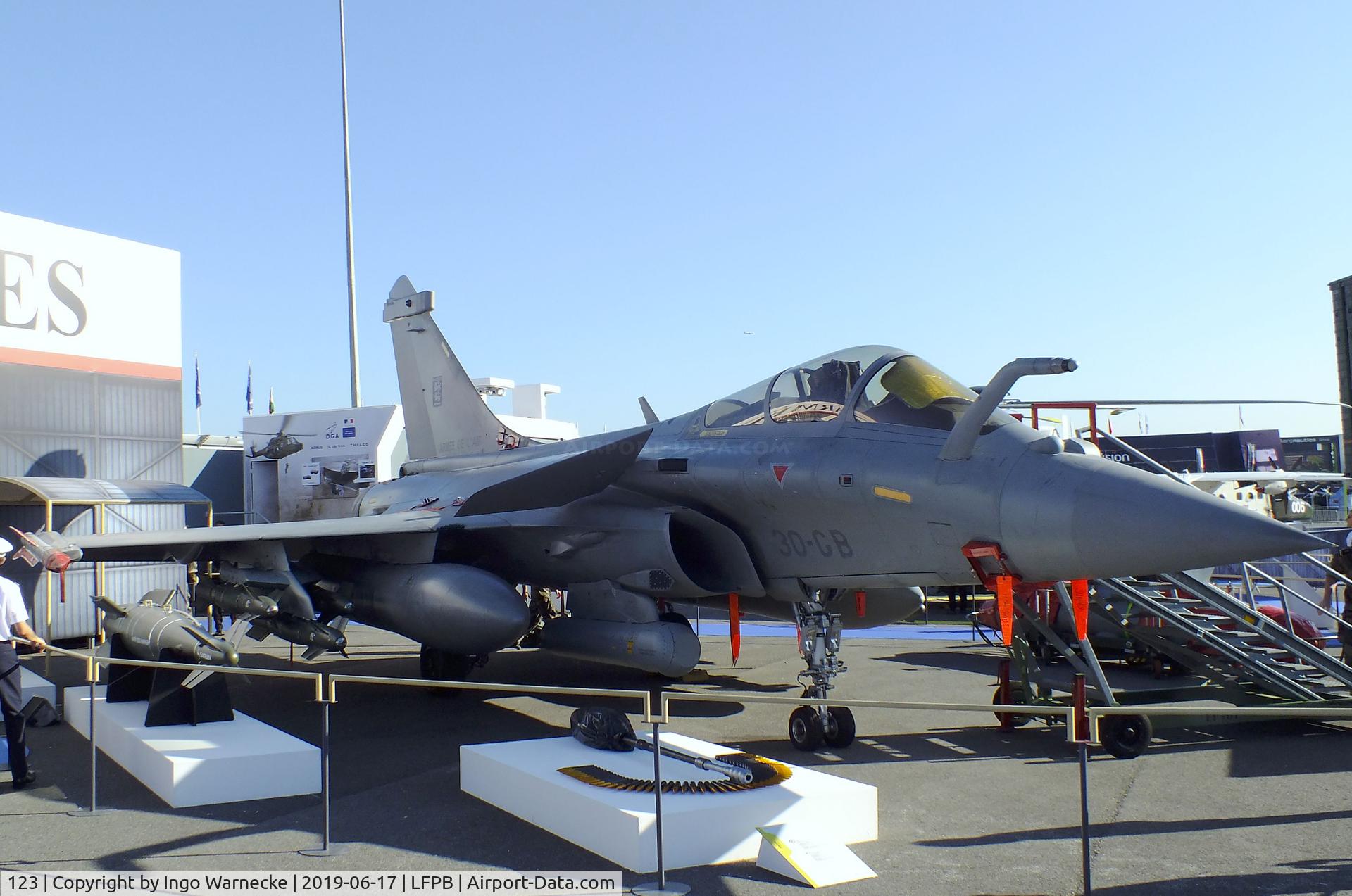 123, 2010 Dassault Rafale C C/N 123, Dassault Rafale C of the Armee de l'Air at the Aerosalon 2019, Paris