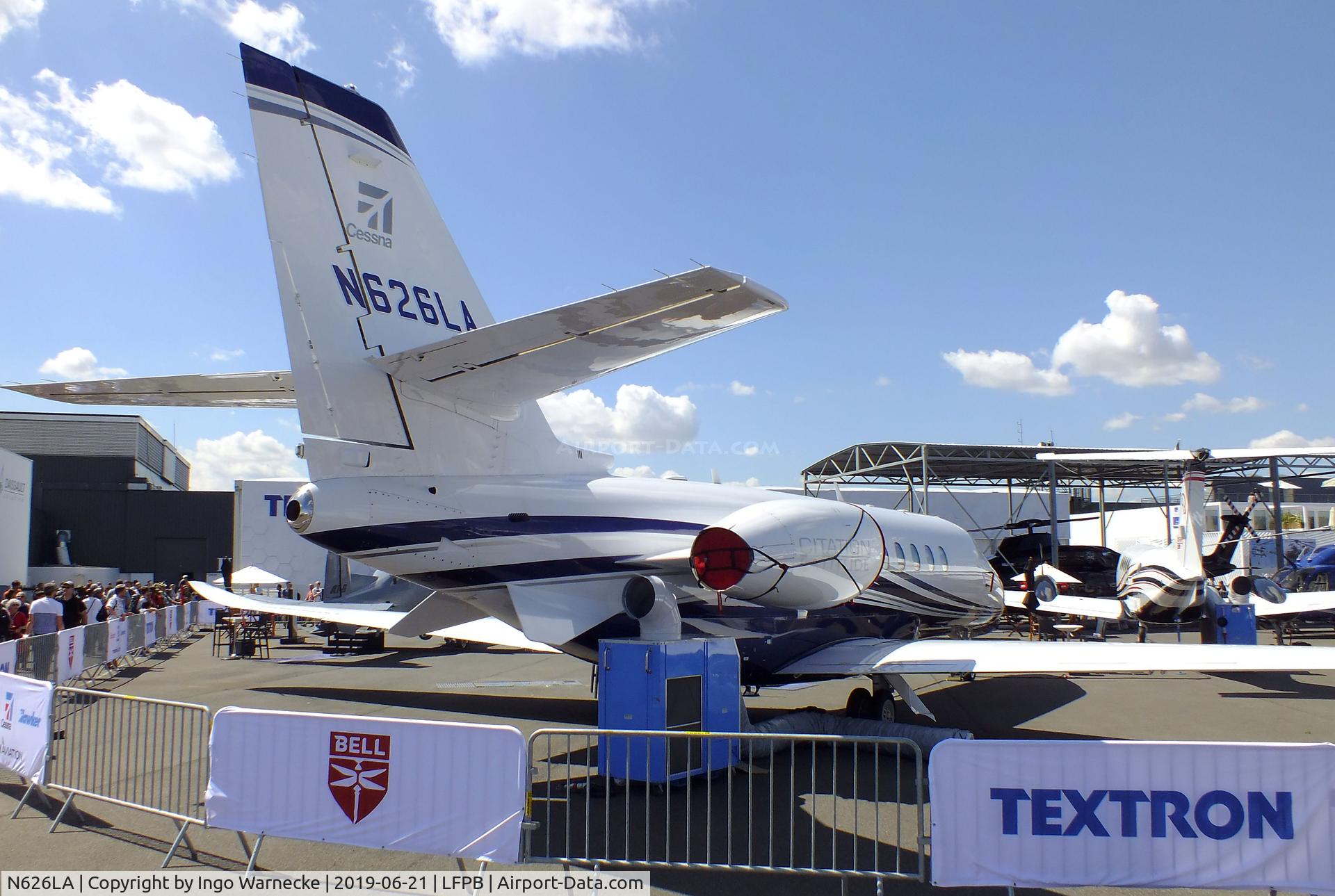 N626LA, 2016 Cessna 680A Citation Latitude C/N 680A-0026, Cessna 680A Citation Latitude at the Aerosalon 2019, Paris