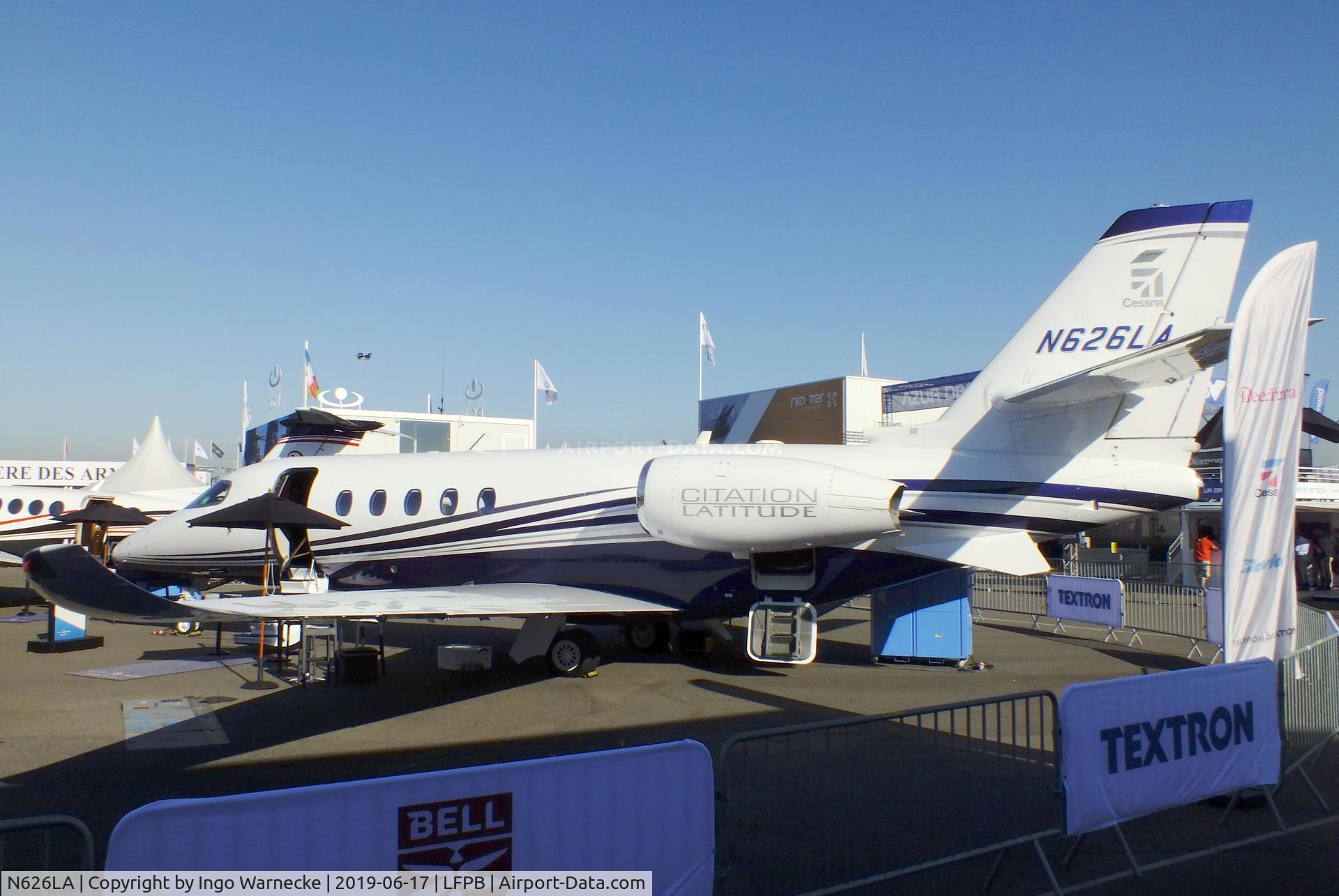 N626LA, 2016 Cessna 680A Citation Latitude C/N 680A-0026, Cessna 680A Citation Latitude at the Aerosalon 2019, Paris
