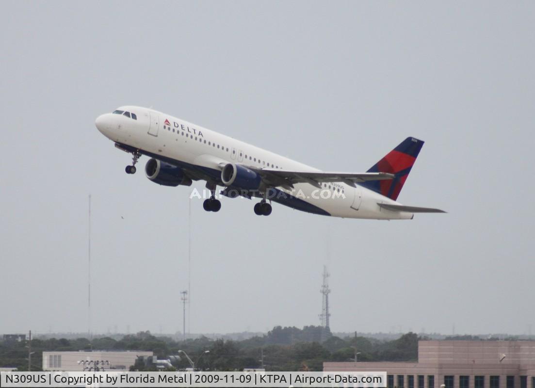 N309US, 1990 Airbus A320-211 C/N 118, TPA spotting