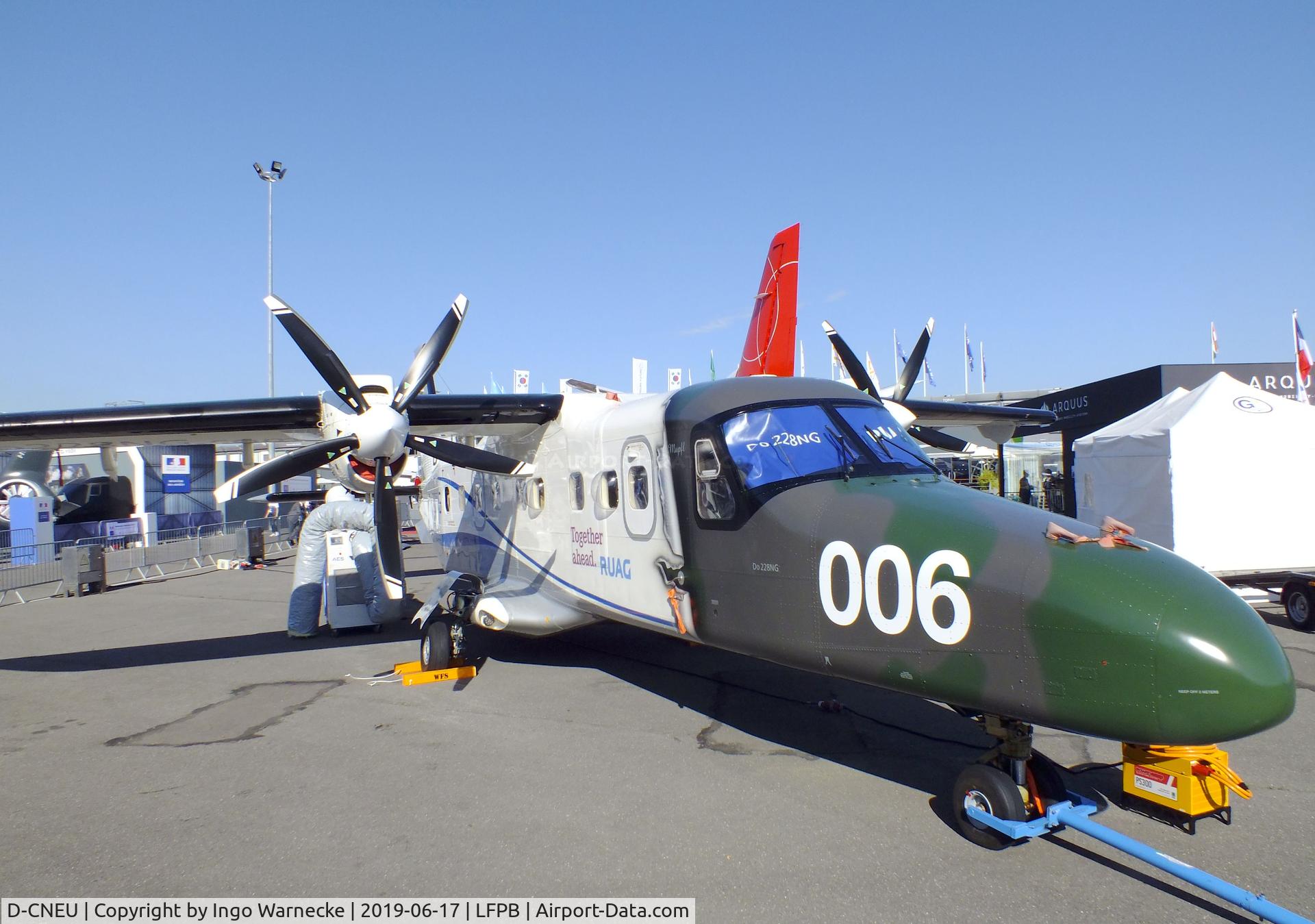 D-CNEU, 1992 Dornier 228-212 C/N 8206, Dornier Do 228-212 NG at the Aerosalon 2019, Paris