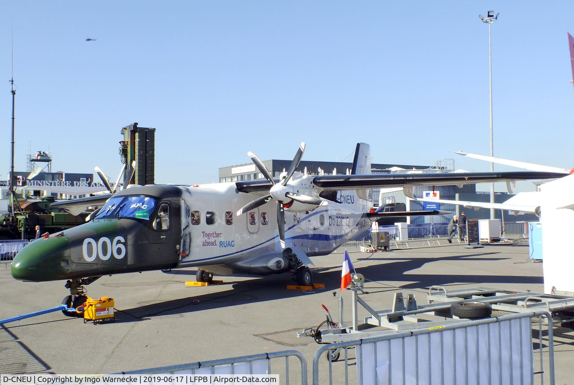D-CNEU, 1992 Dornier 228-212 C/N 8206, Dornier Do 228-212 NG at the Aerosalon 2019, Paris
