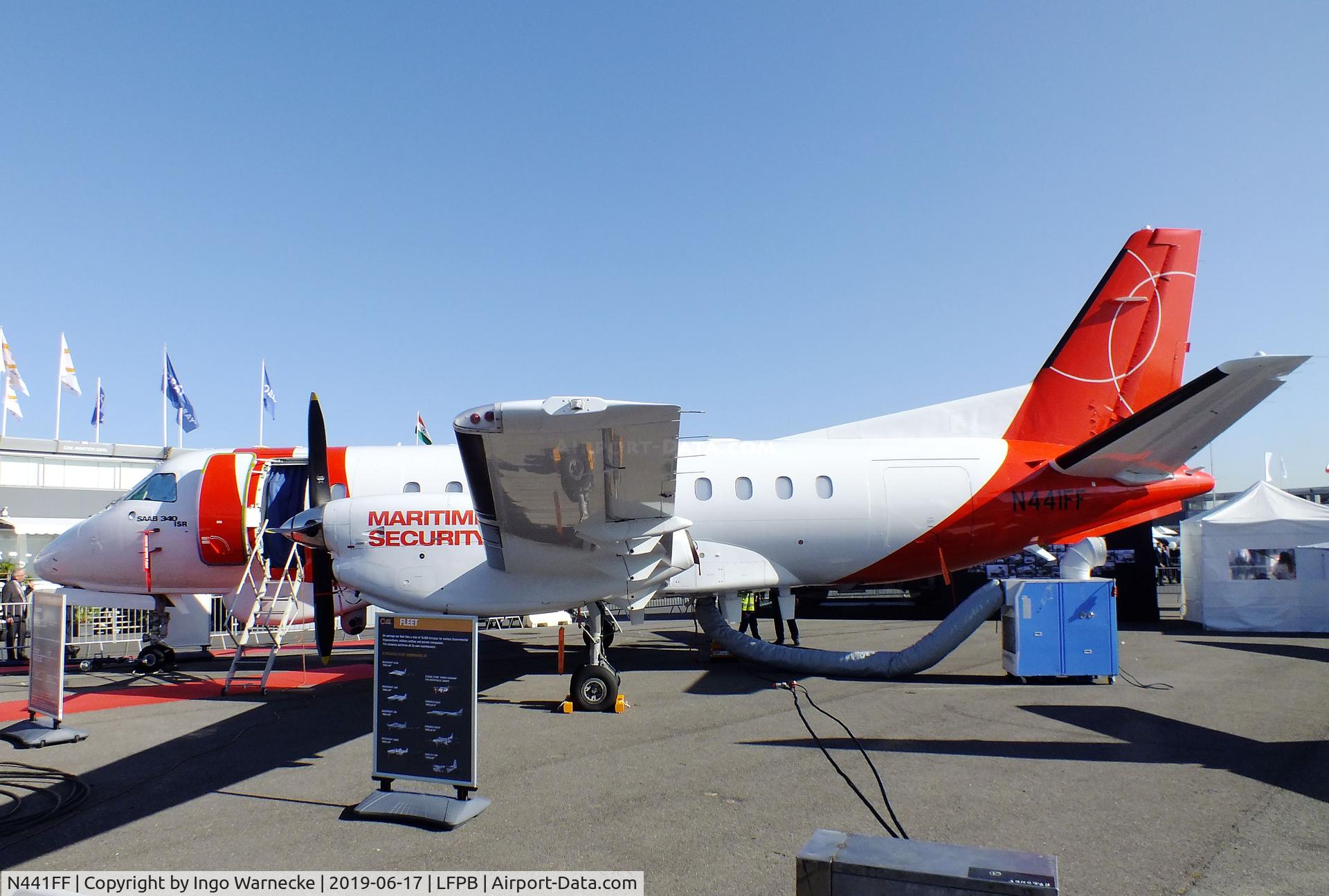 N441FF, 1998 Saab 340B C/N 340B441, SAAB 340B ISR / Maritime Security at the Aerosalon 2019, Paris