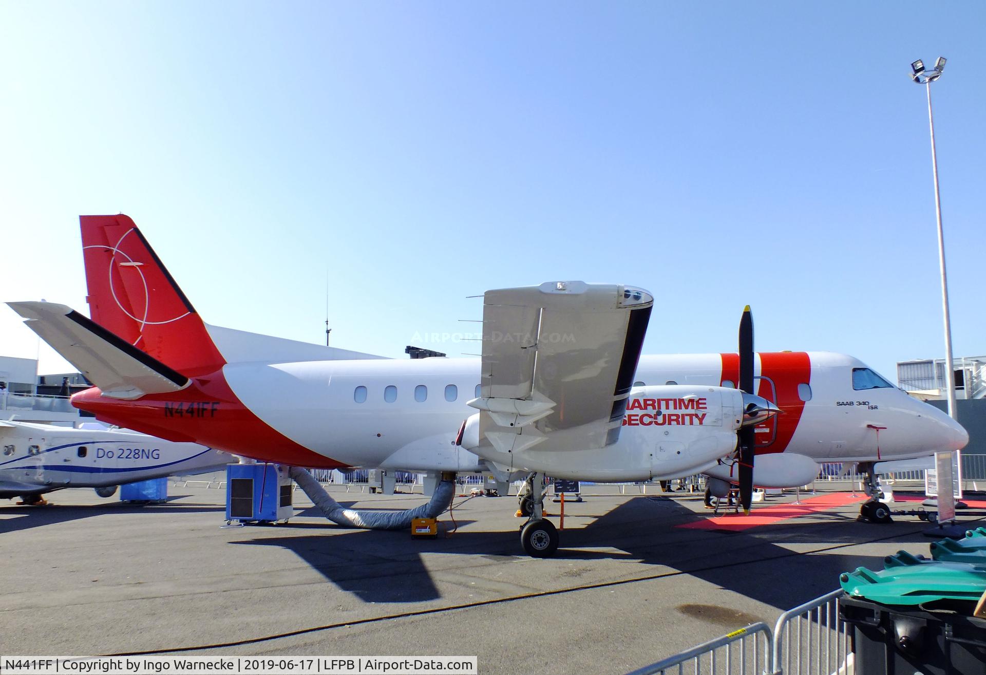 N441FF, 1998 Saab 340B C/N 340B441, SAAB 340B ISR / Maritime Security at the Aerosalon 2019, Paris