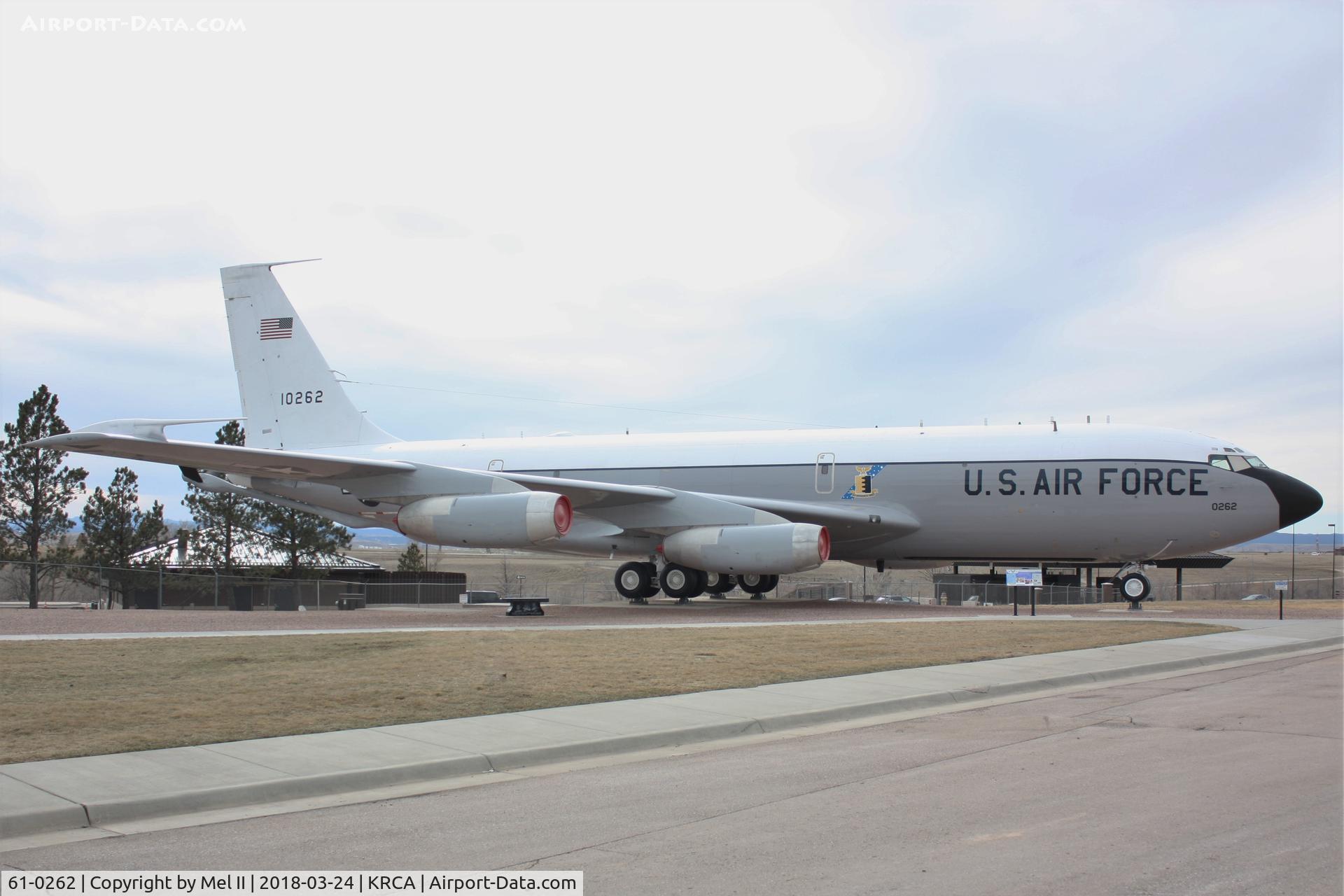 61-0262, 1961 Boeing EC-135A Stratotanker C/N 18169, On display at the South Dakota Air and Space Museum at Ellsworth Air Force Base.