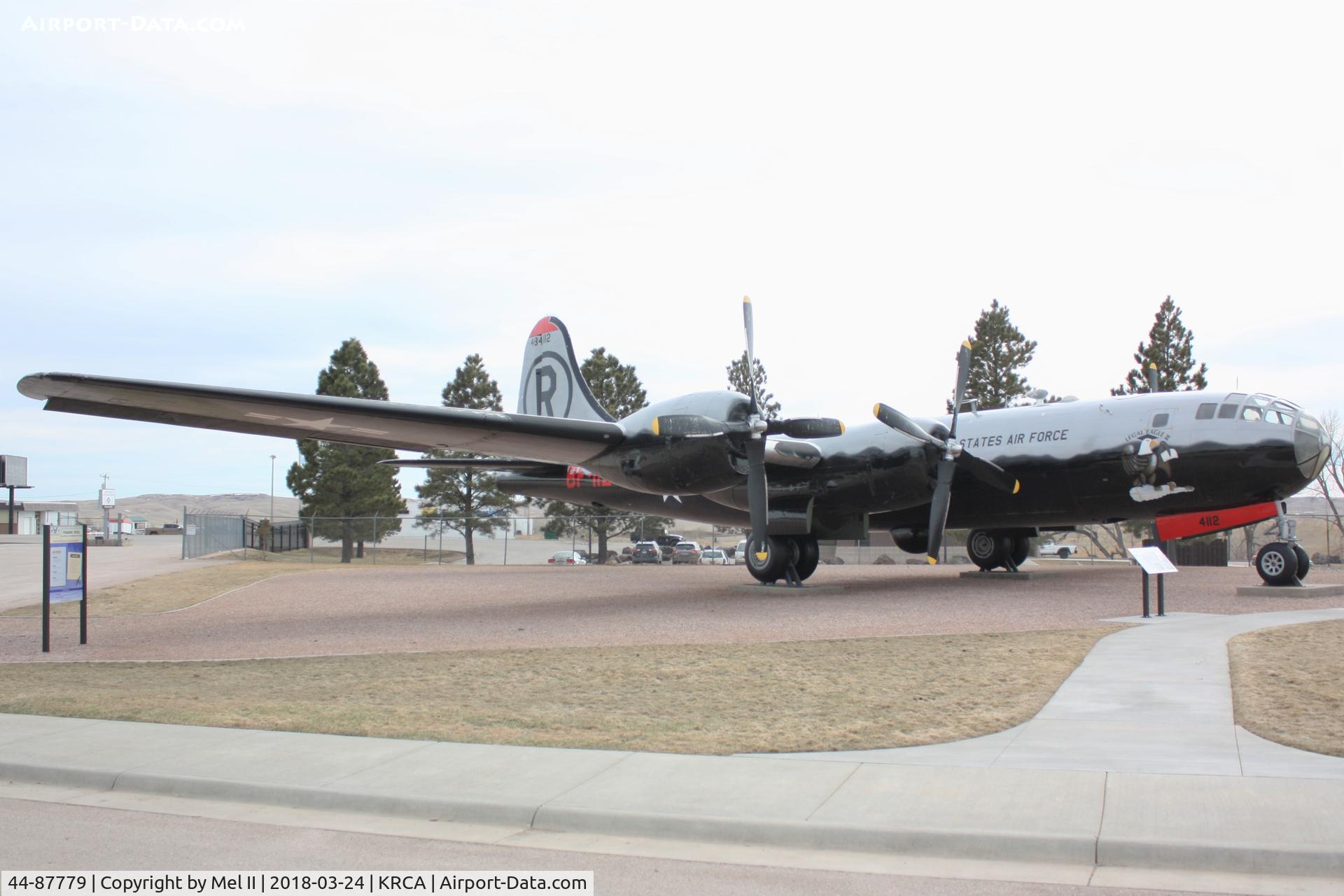 44-87779, 1944 Boeing KB-29B-90-BW Superfortress C/N 12582, On display at the South Dakota Air and Space Museum at Ellsworth Air Force Base.
