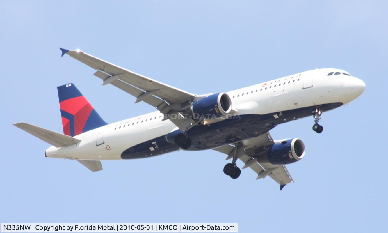 N335NW, 1992 Airbus A320-212 C/N 340, MCO spotting