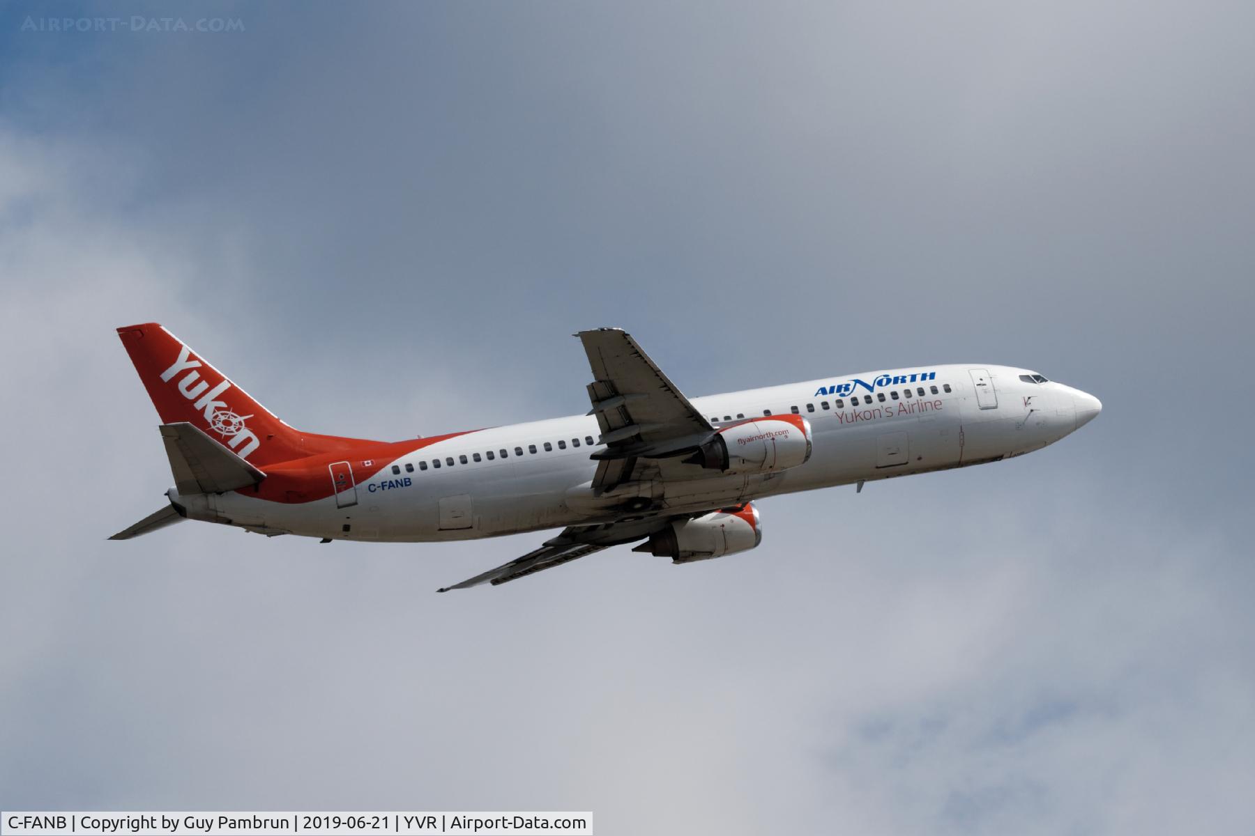 C-FANB, 1992 Boeing 737-48E C/N 25764, Departing