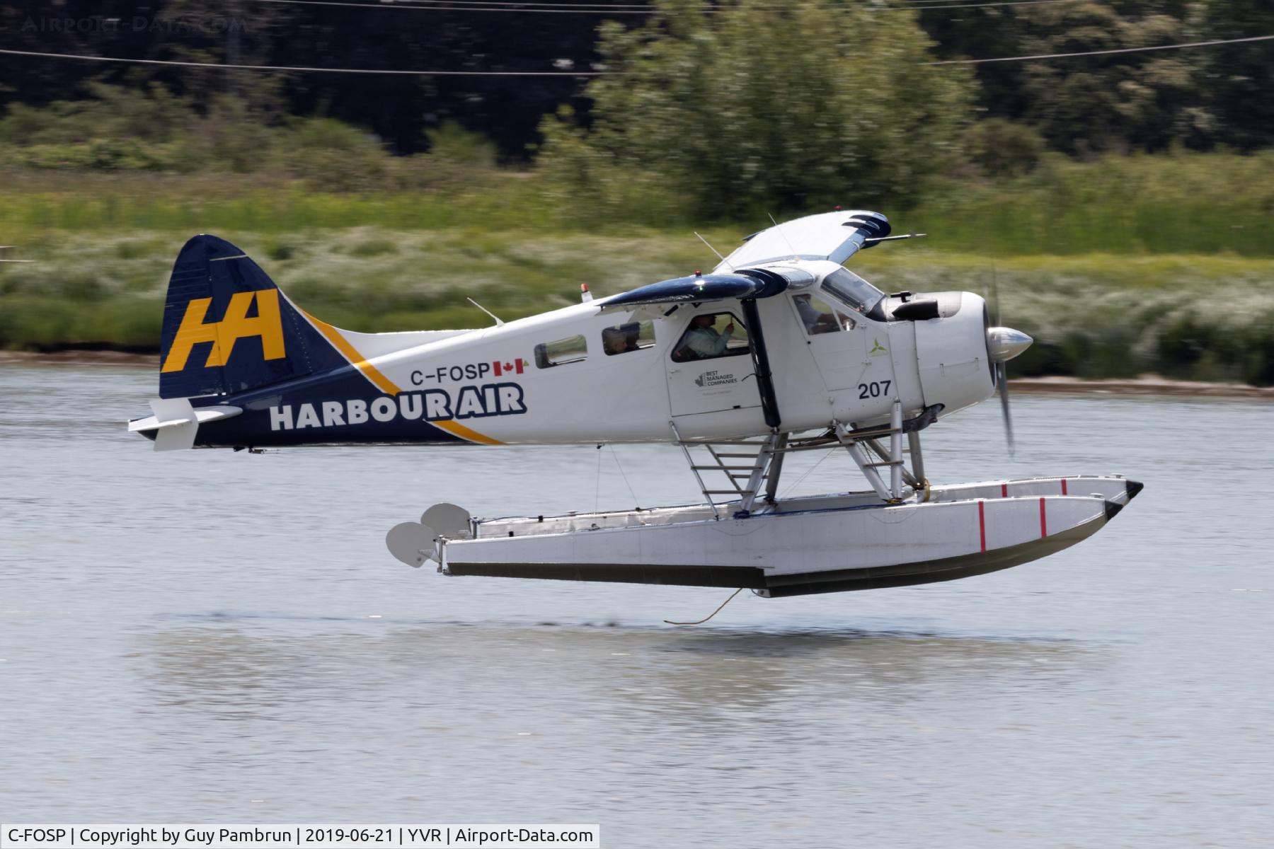 C-FOSP, 1962 De Havilland Canada DHC-2 Beaver Mk.1 C/N 1501, Departing