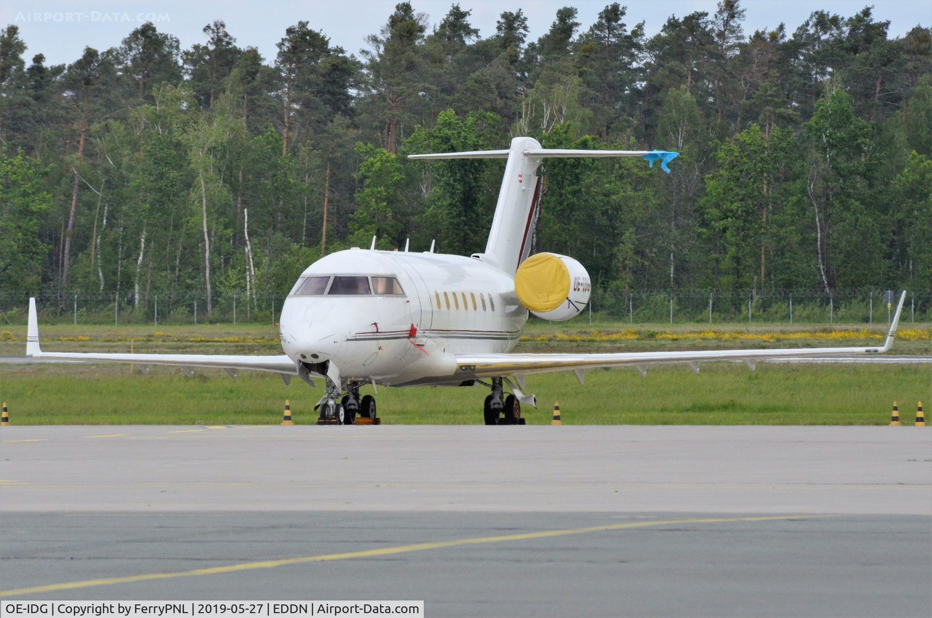 OE-IDG, 2006 Bombardier Challenger 604 (CL-600-2B16) C/N 5654, CL604 parked in NUE