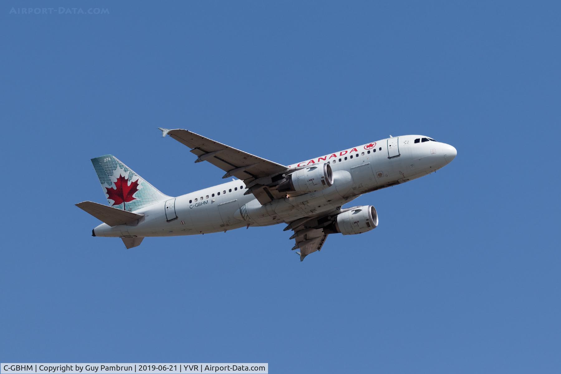 C-GBHM, 1997 Airbus A319-114 C/N 769, Departing