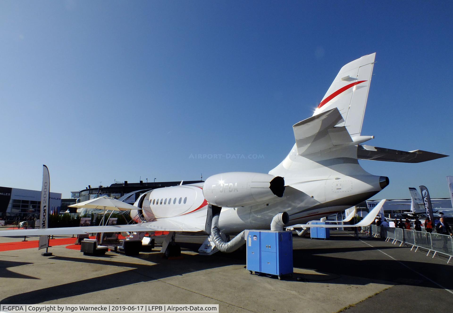 F-GFDA, Dassault Falcon 2000EX C/N 743, Dassault Falcon 2000EX at the Aerosalon 2019, Paris