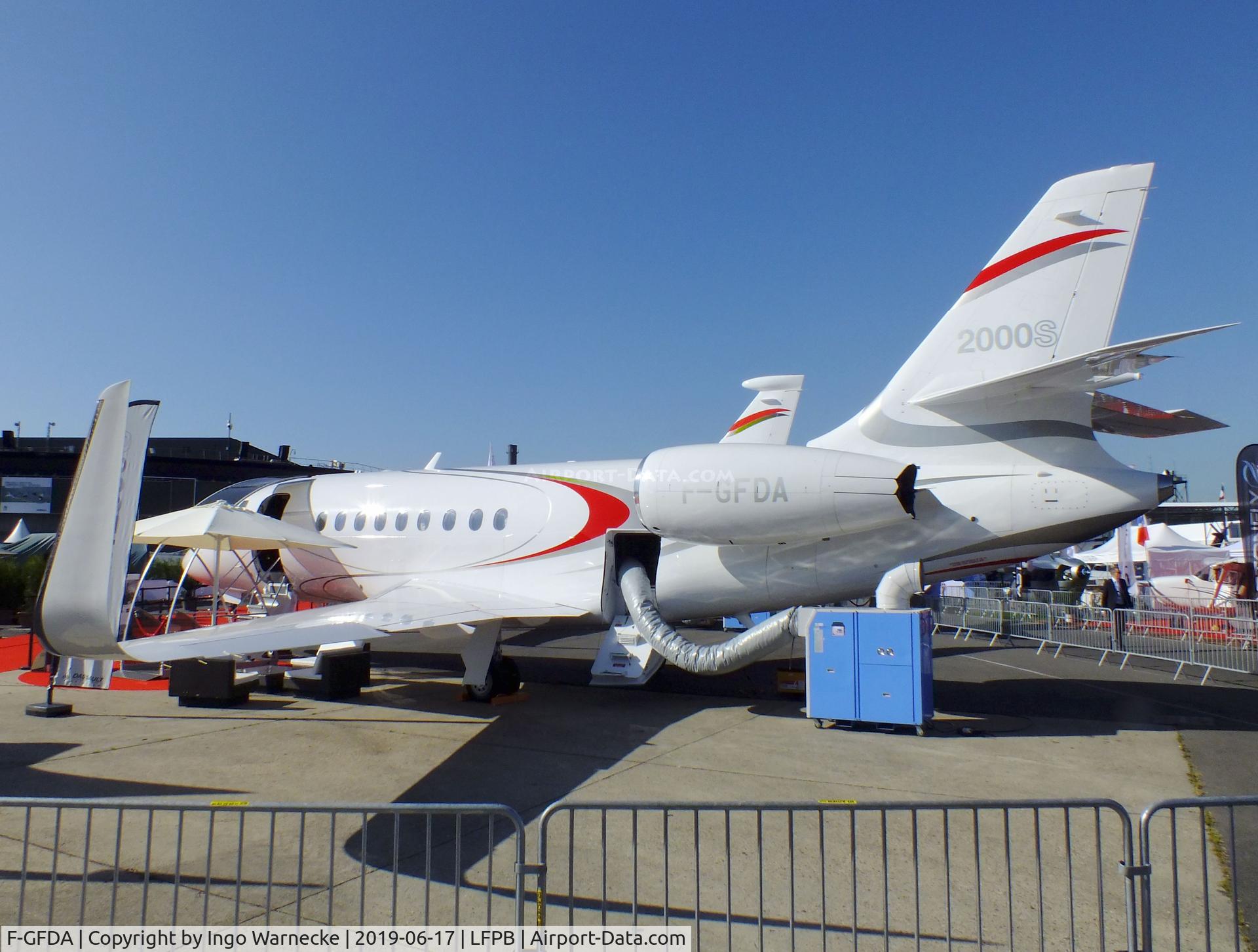 F-GFDA, Dassault Falcon 2000EX C/N 743, Dassault Falcon 2000EX at the Aerosalon 2019, Paris