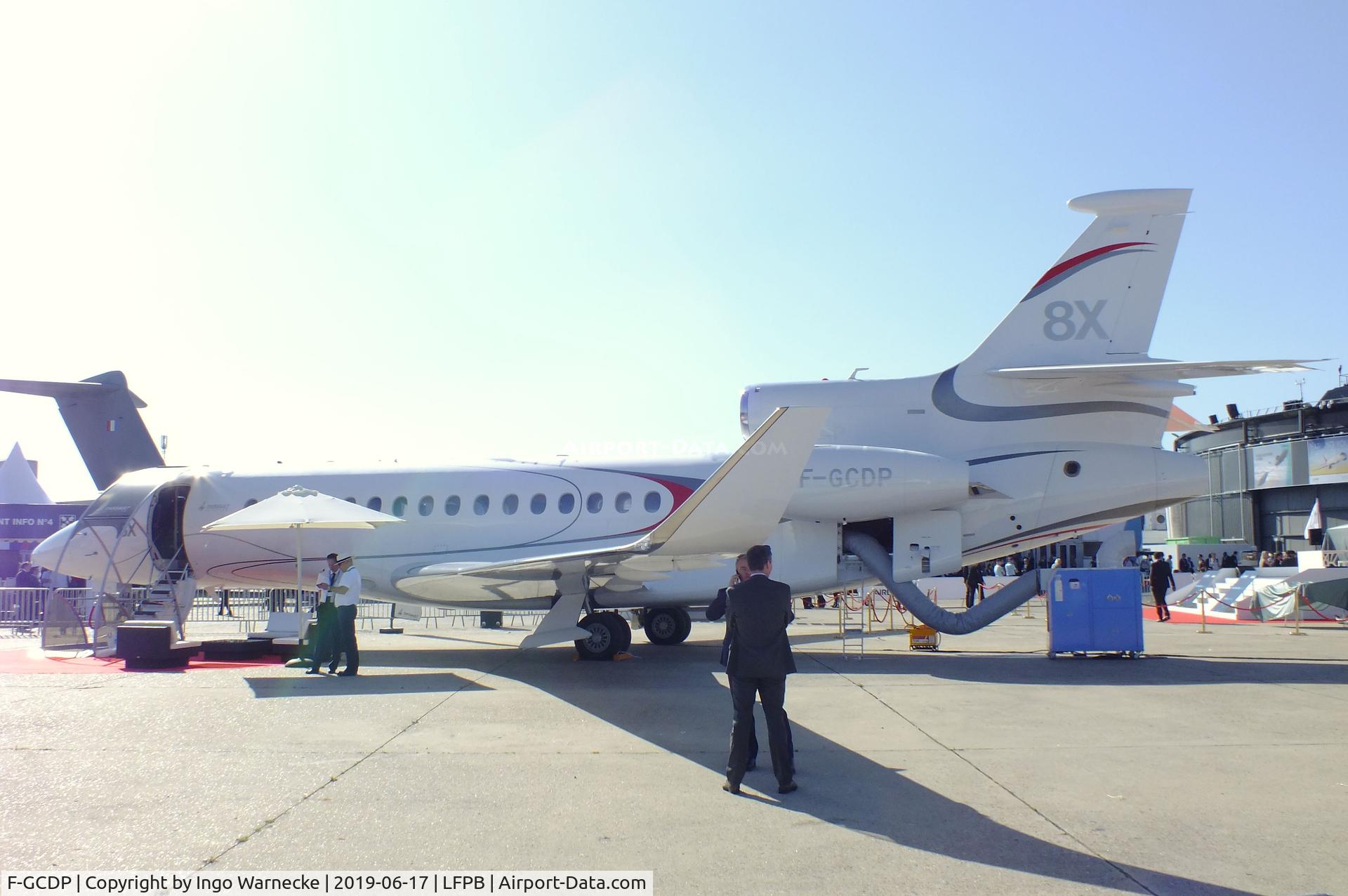 F-GCDP, 2018 Dassault Falcon 7X C/N 439, Dassault Falcon 8X at the Aerosalon 2019, Paris