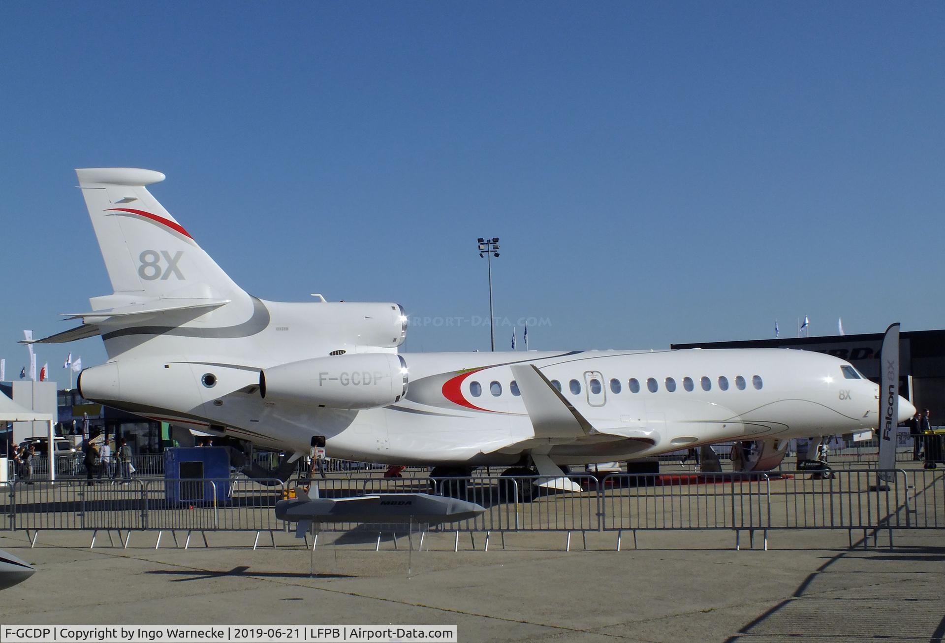 F-GCDP, 2018 Dassault Falcon 7X C/N 439, Dassault Falcon 8X at the Aerosalon 2019, Paris
