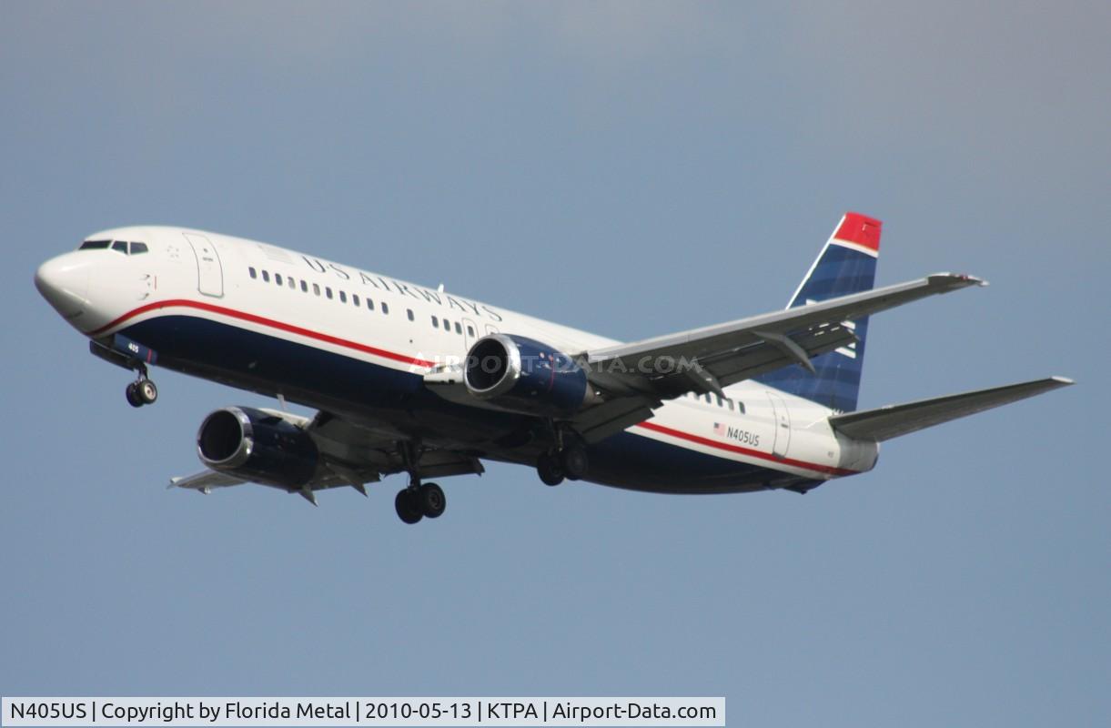 N405US, 1989 Boeing 737-401 C/N 23885, TPA spotting