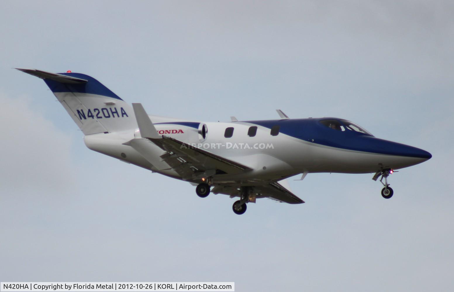 N420HA, 2003 Honda HA-420 HondaJet C/N P001, NBAA 2012