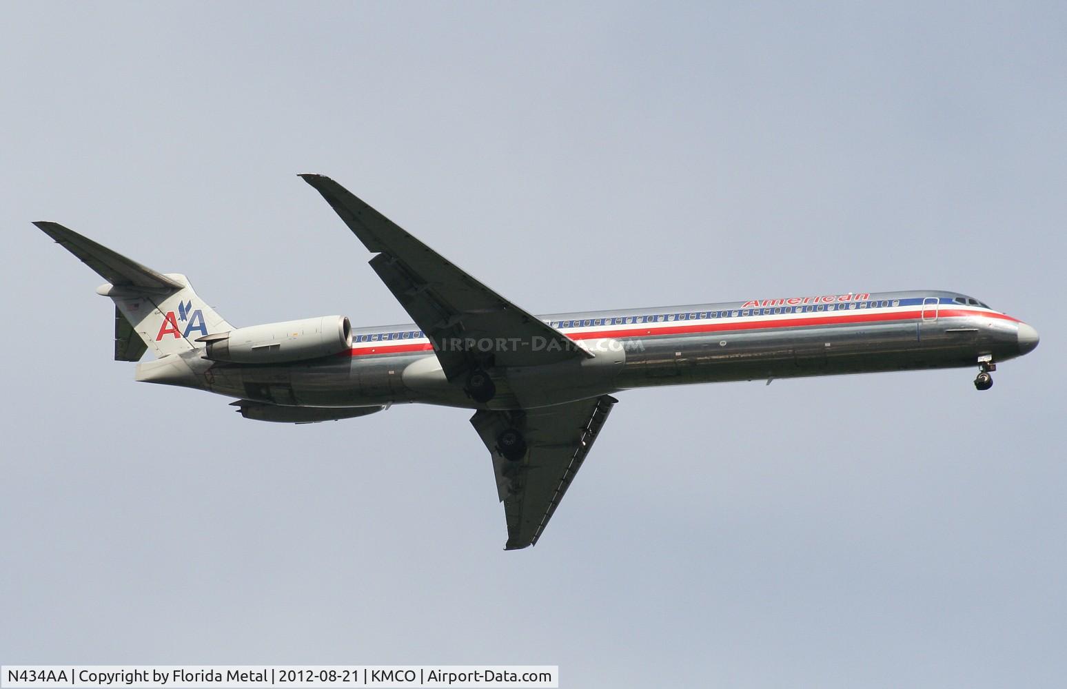 N434AA, 1987 McDonnell Douglas MD-83 (DC-9-83) C/N 49452, MCO spotting