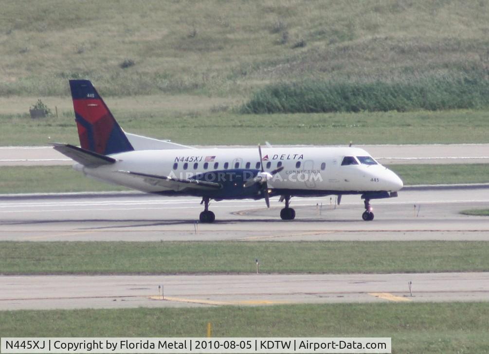 N445XJ, 1998 Saab 340B C/N 340B-445, DTW spotting