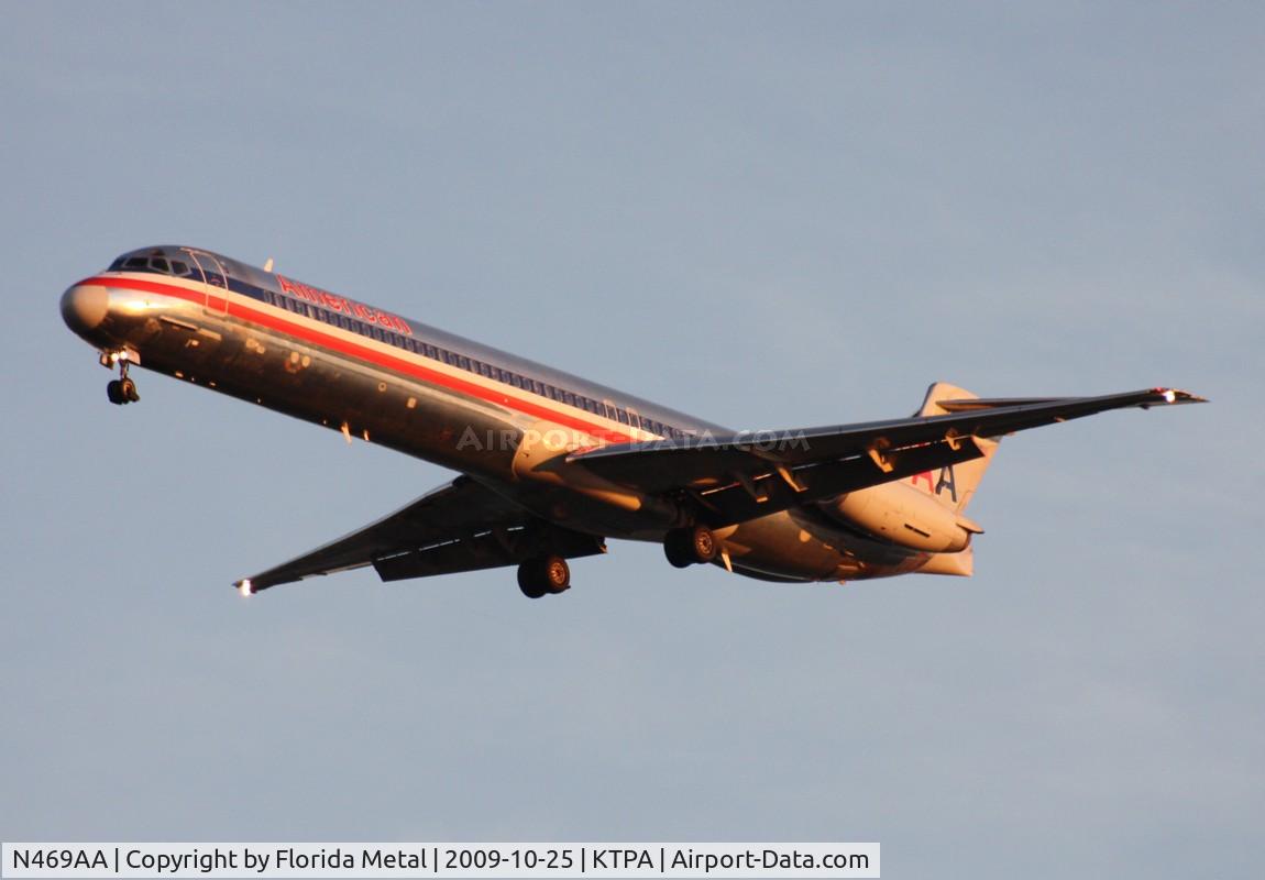N469AA, 1988 McDonnell Douglas MD-82 (DC-9-82) C/N 49599, TPA spotting