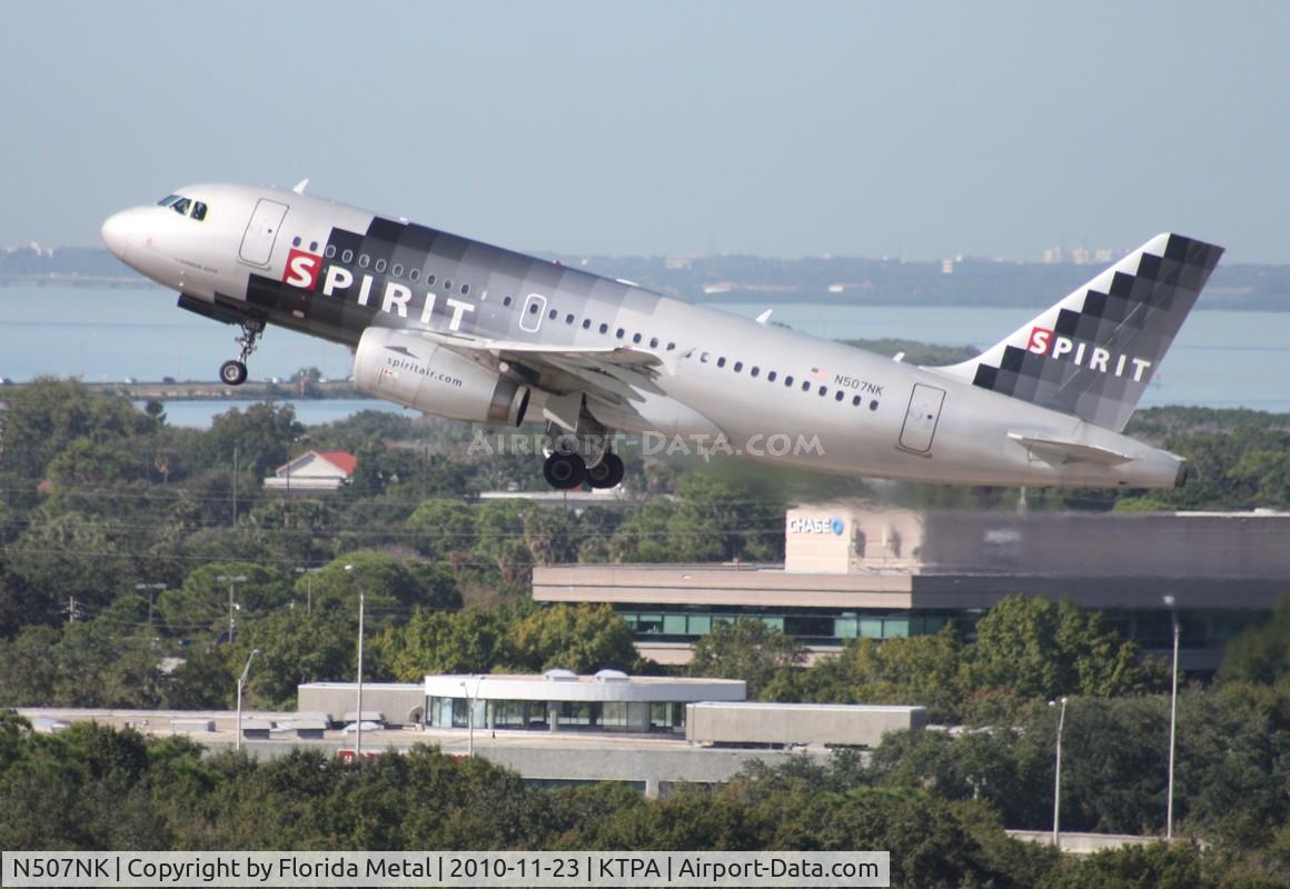N507NK, 2005 Airbus A319-132 C/N 2560, TPA spotting
