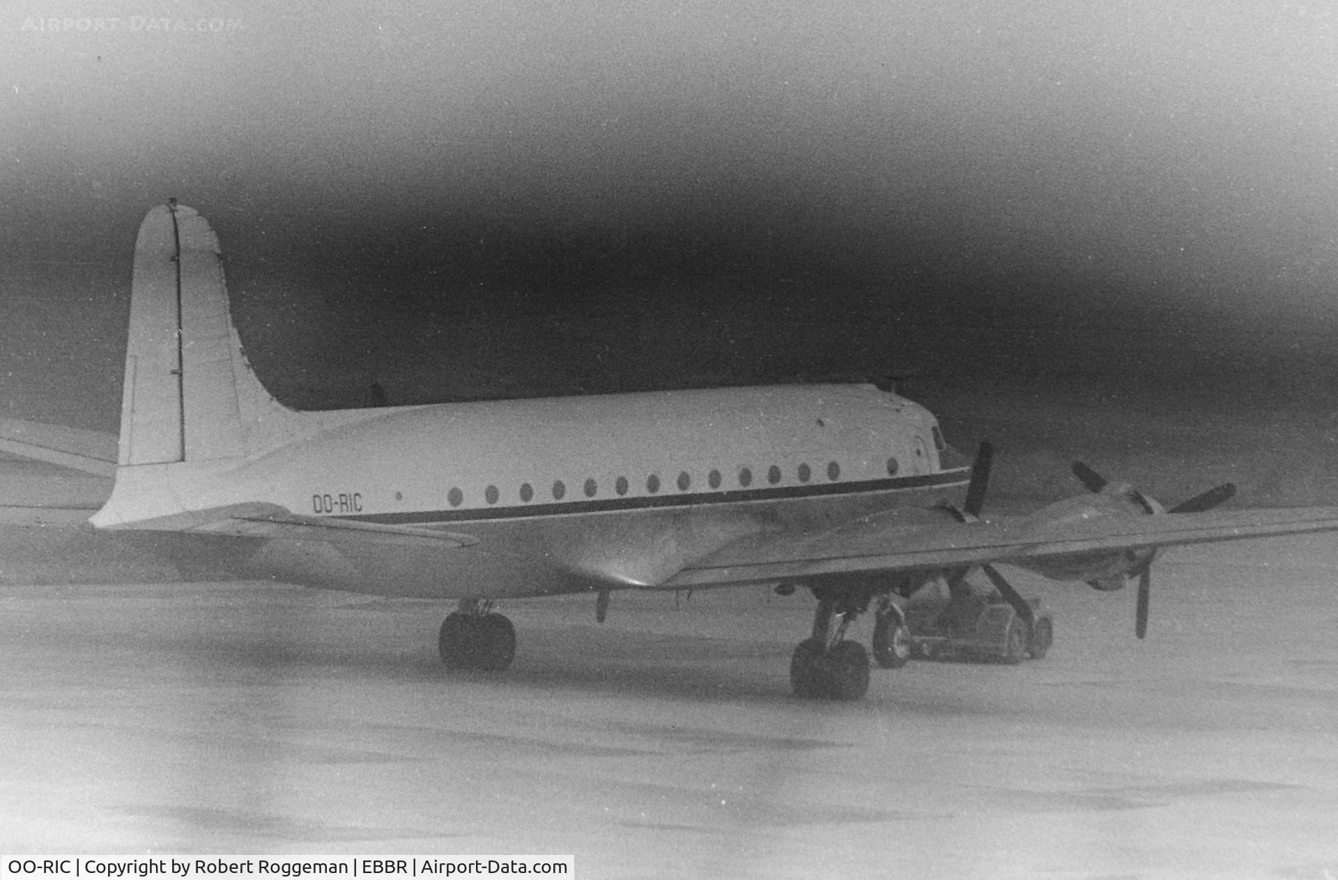 OO-RIC, 1945 Douglas DC-4 Skymaster C/N 10563, MID 1960's.