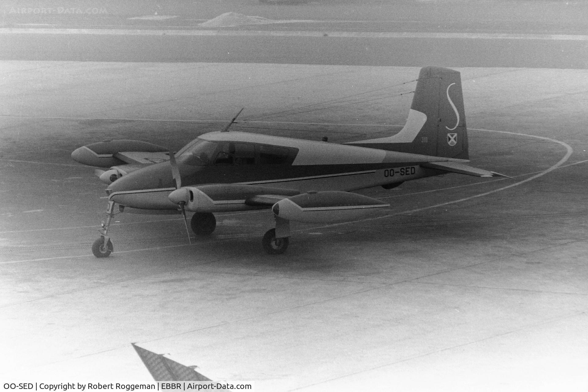 OO-SED, Cessna 310B C/N 35611, Mid 1960's.SABENA.