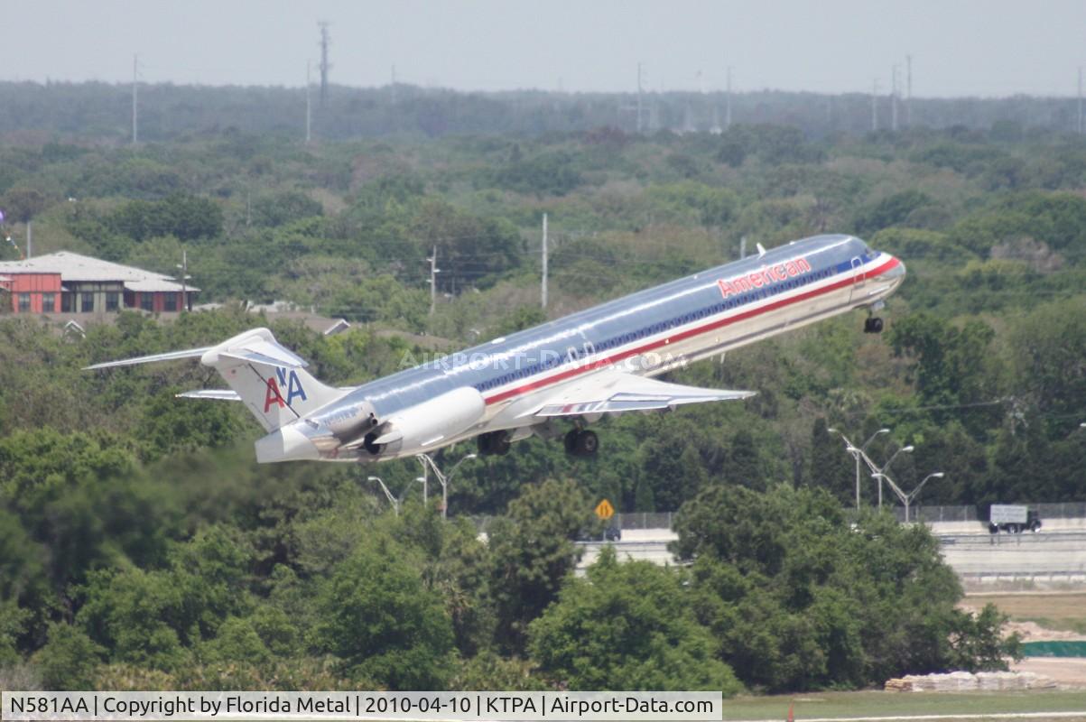 N581AA, 1991 McDonnell Douglas MD-82 (DC-9-82) C/N 53158, TPA spotting