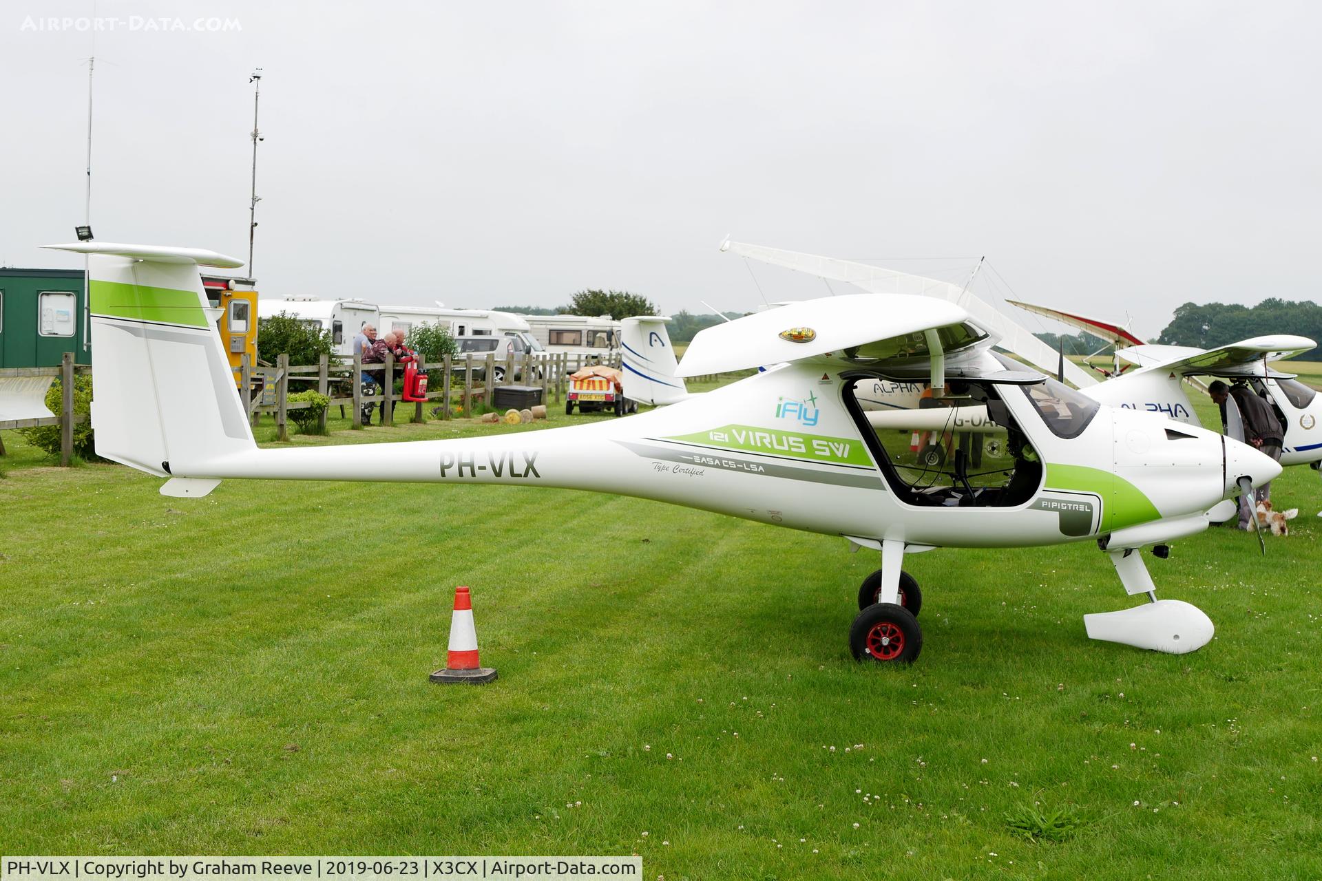 PH-VLX, 2016 Pipistrel Virus SW 121 C/N VSW 1210006, Parked at Northrepps.