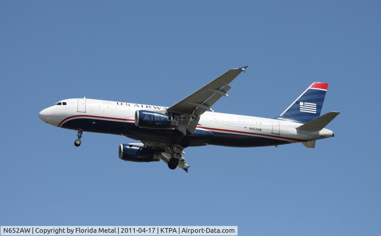 N652AW, 1999 Airbus A320-232 C/N 0953, TPA spotting