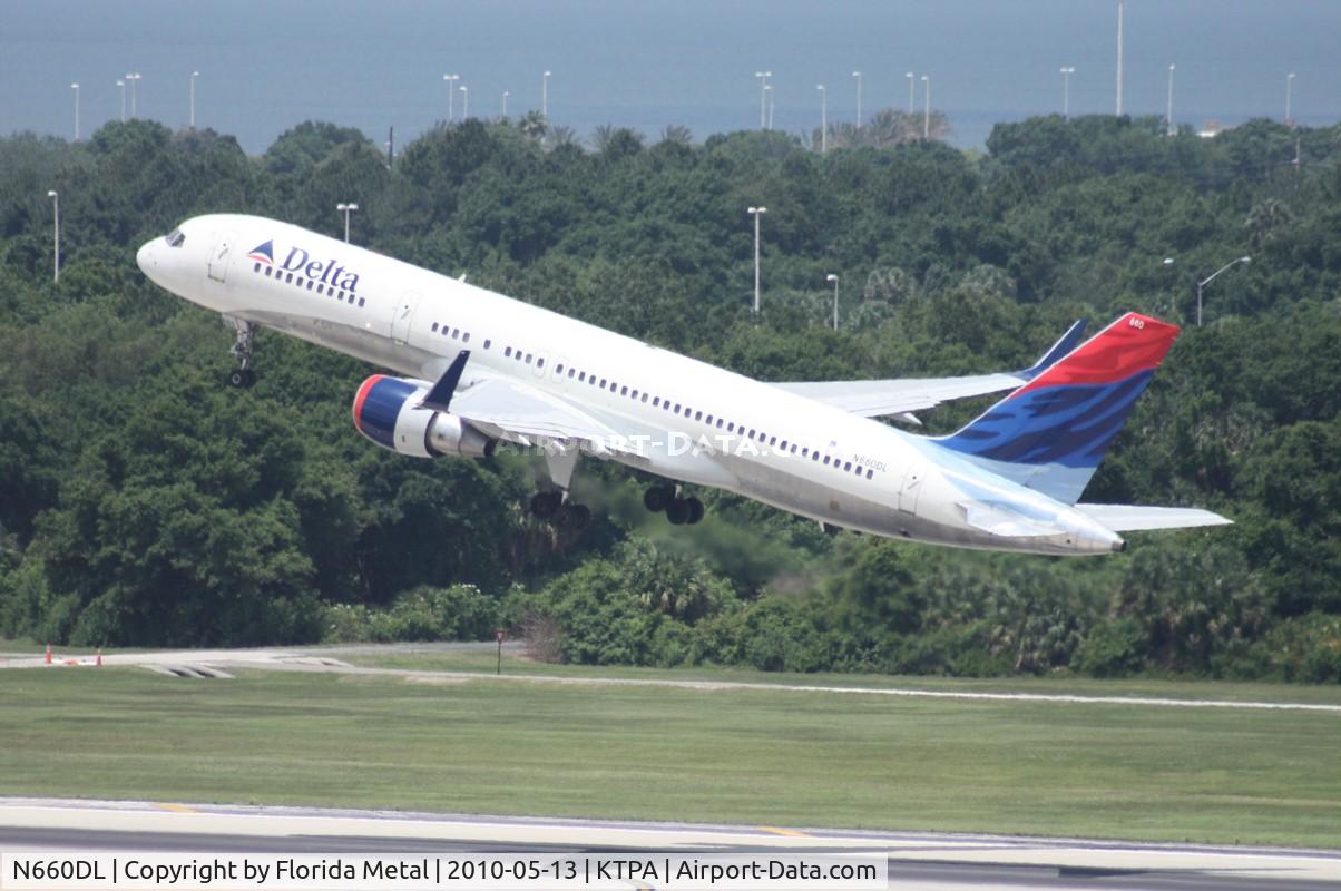N660DL, 1990 Boeing 757-232 C/N 24422, TPA spotting