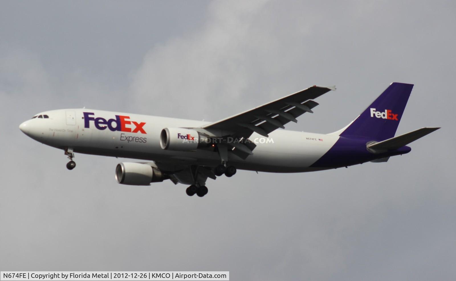 N674FE, 1997 Airbus A300F4-605R C/N 781, MCO spotting
