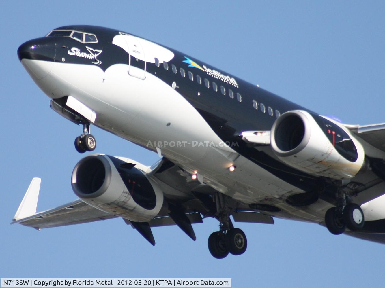 N713SW, 1998 Boeing 737-7H4 C/N 27847, TPA spotting