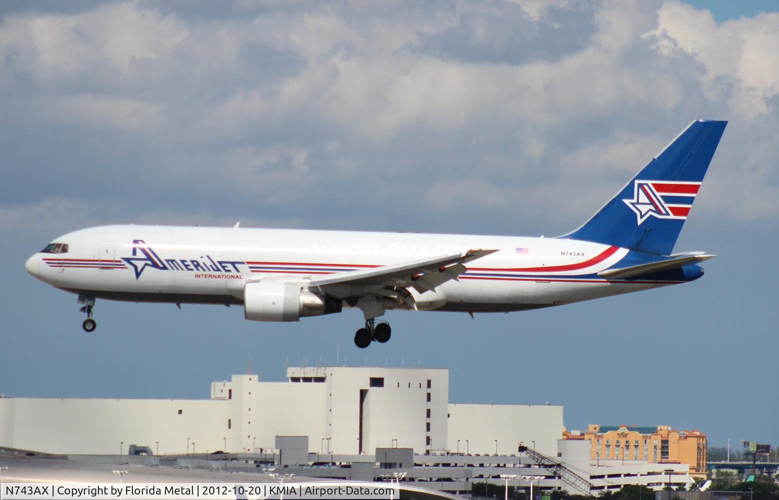 N743AX, 1982 Boeing 767-232 C/N 22218, MIA spotting