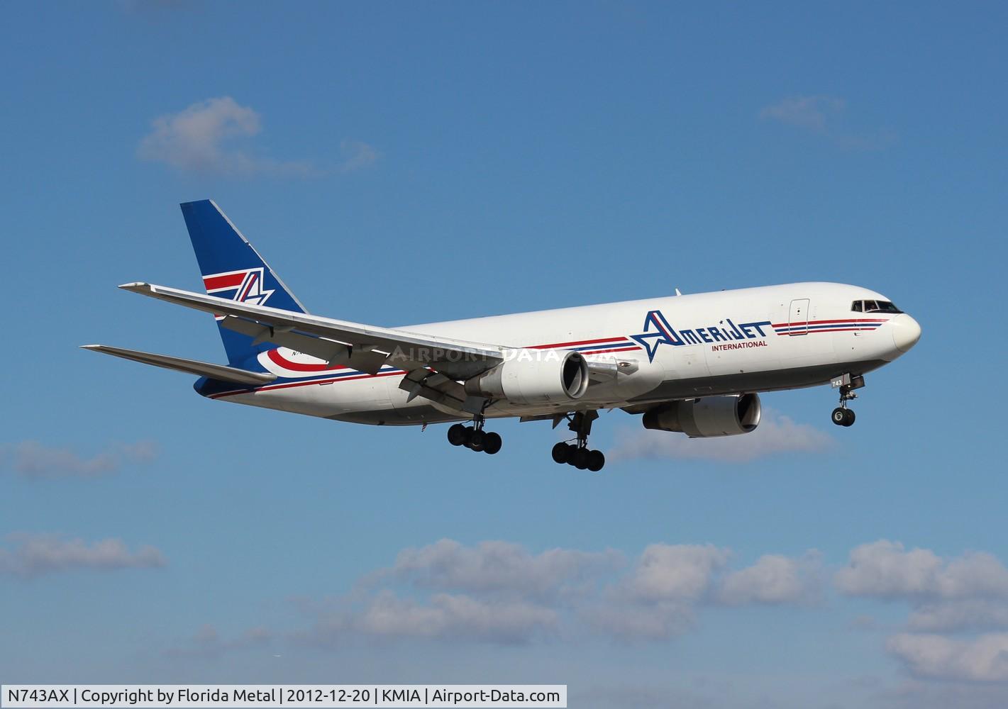 N743AX, 1982 Boeing 767-232 C/N 22218, MIA spotting