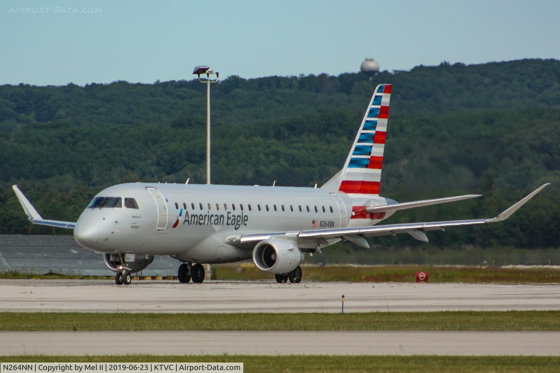 N264NN, 2018 Embraer 175LR (ERJ-170-200LR) C/N 17000765, ENY3366 - KTVC-KLBB - Taxi For Departure RWY 10