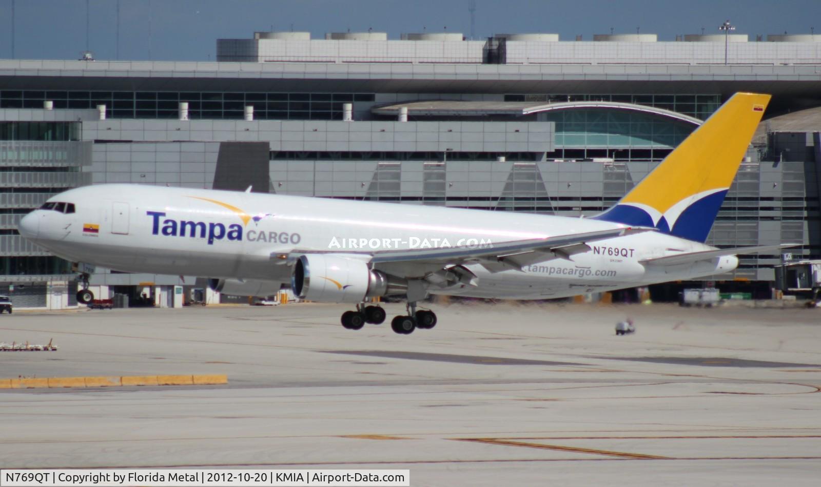 N769QT, 1987 Boeing 767-241 C/N 23801, MIA spotting