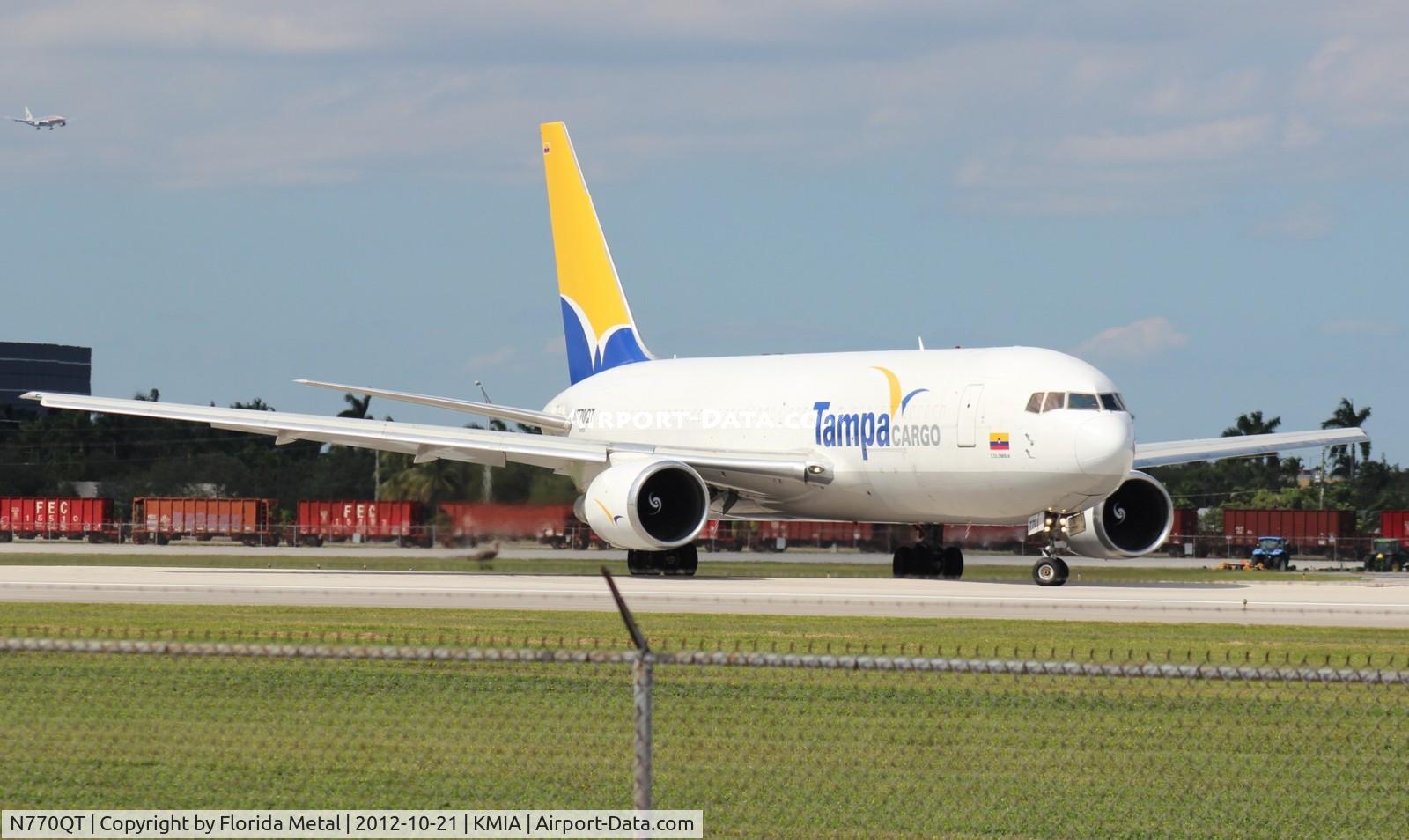 N770QT, 1987 Boeing 767-241 C/N 23802, MIA spotting